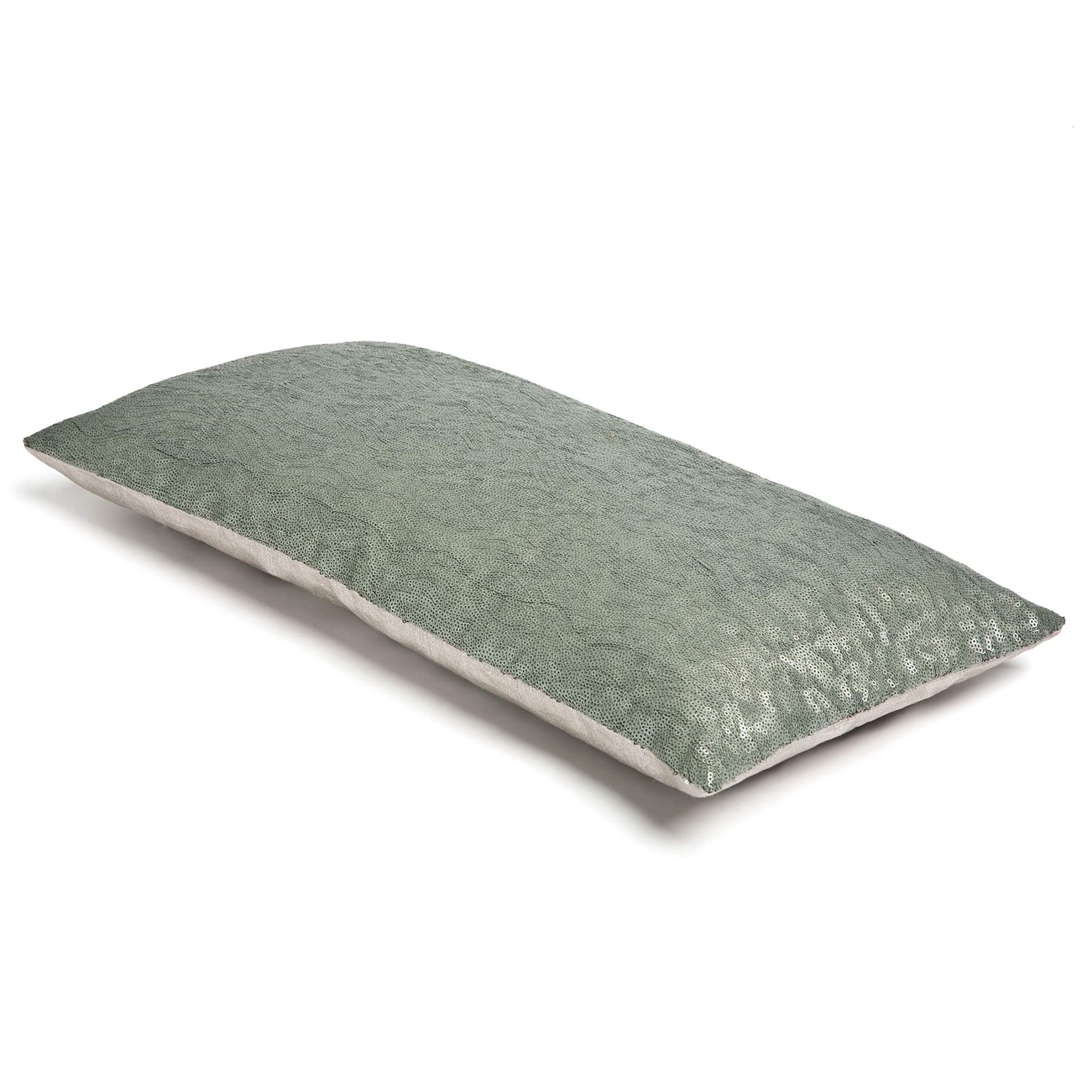Mrs.Me Sierkussen Palace Sequins Jade 30 x 60 cm