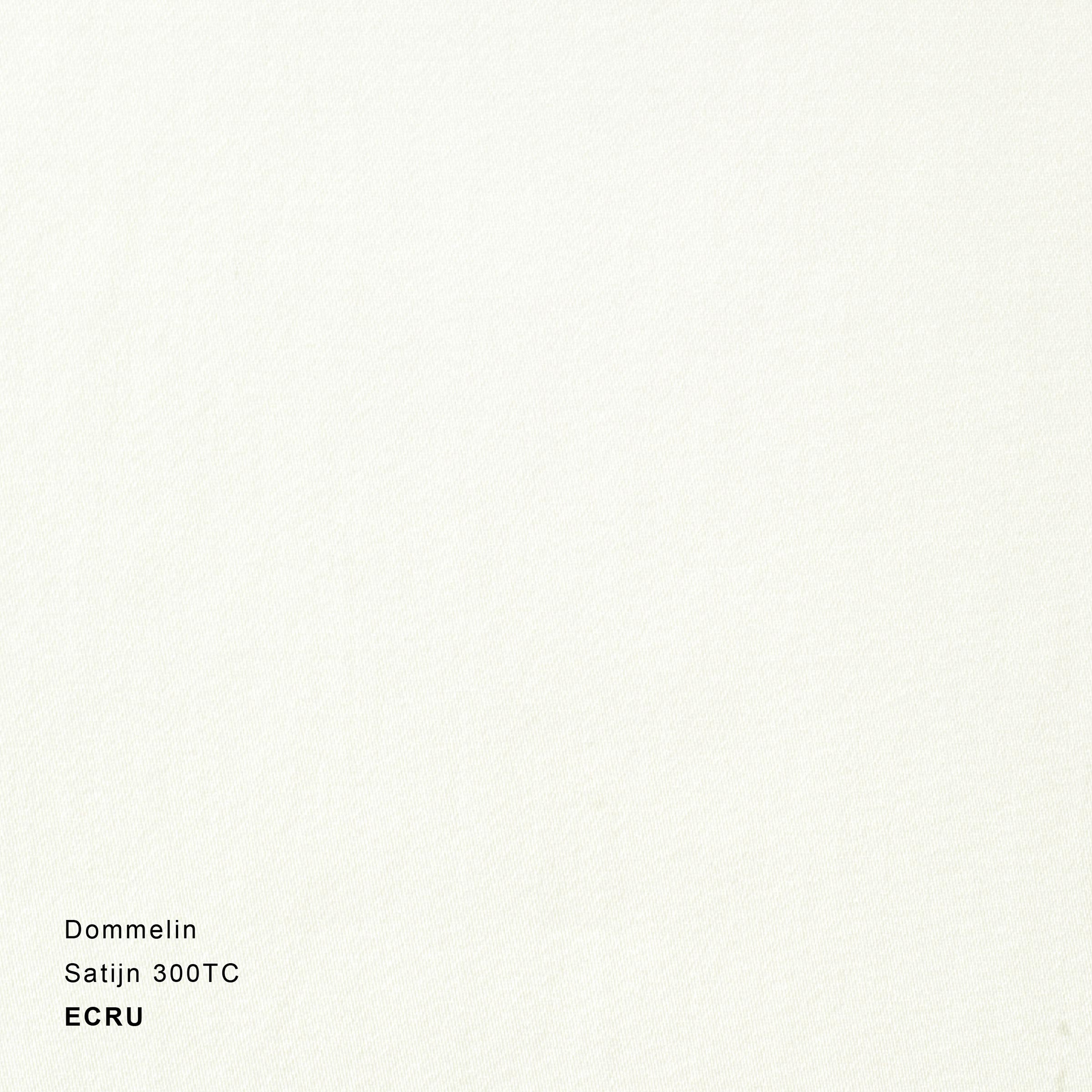 Dommelin Dekbedovertrek Set Satijn 300TC Ecru 