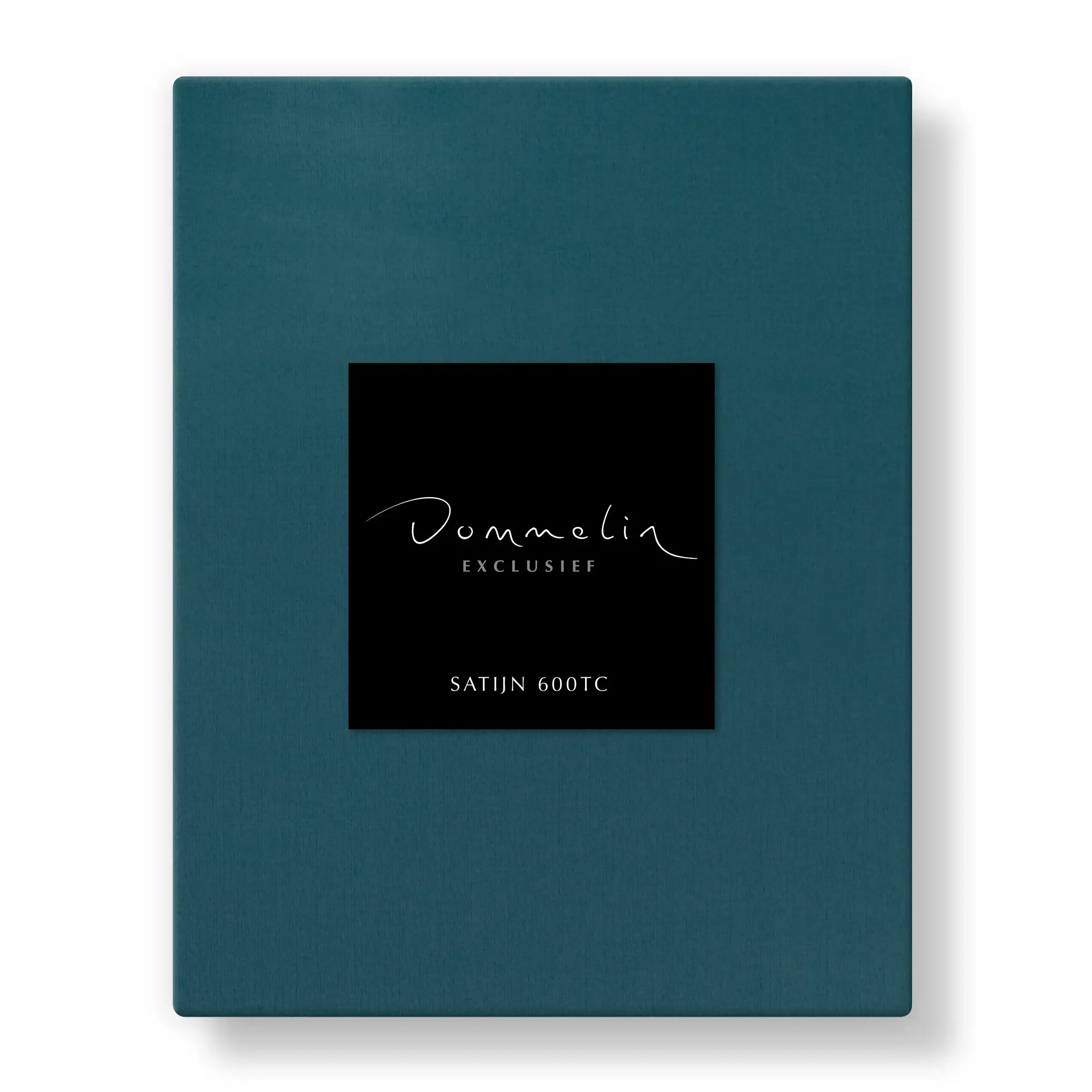 Dommelin Hoeslaken Hoge Hoek Satijn 600TC Azuur