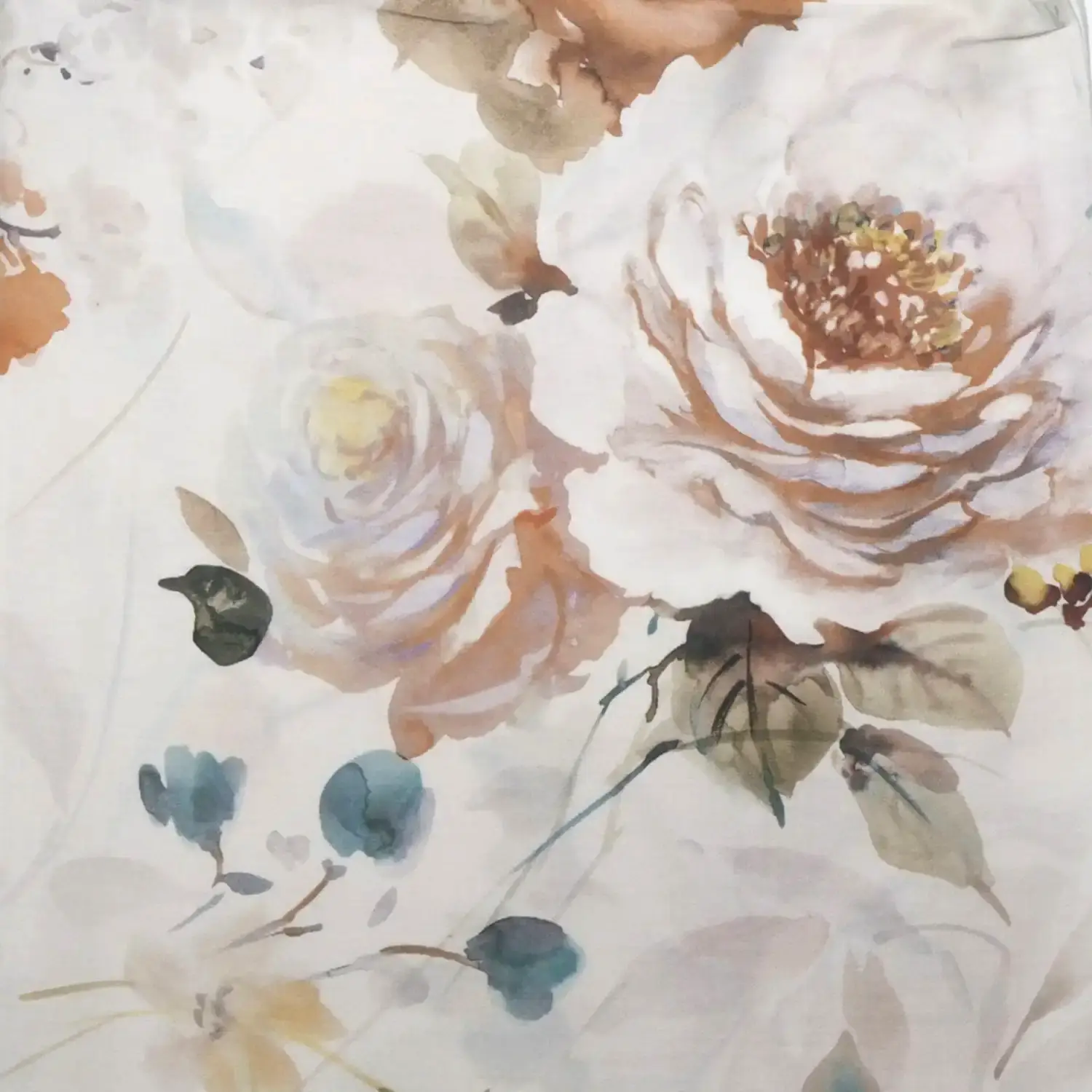 Dommelin Kussensloop Camelia Satijn Terra 60 x 70 cm  
