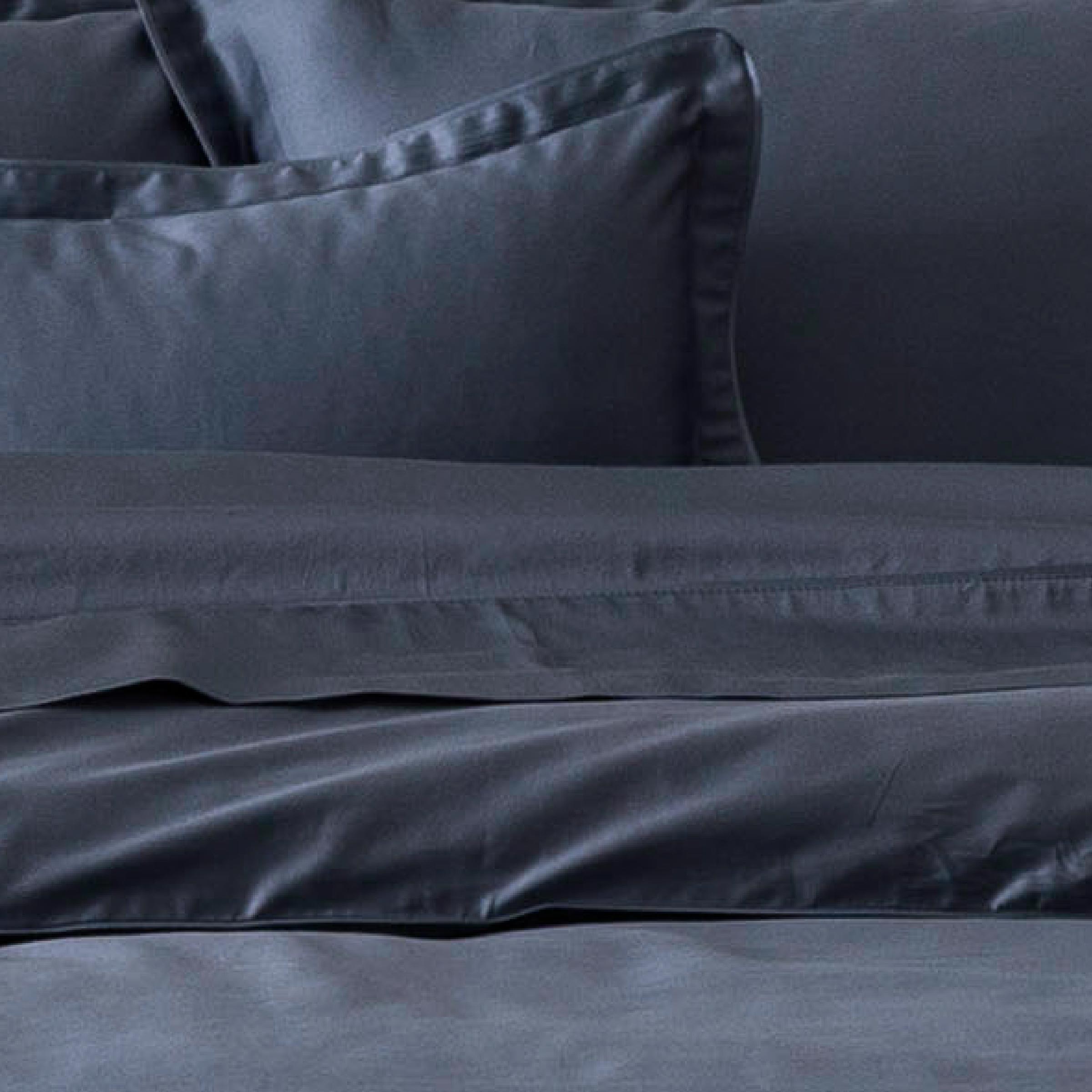 Alexandre Turpault Dekbedovertrek Teophile Organic Satijn 300TC Marine