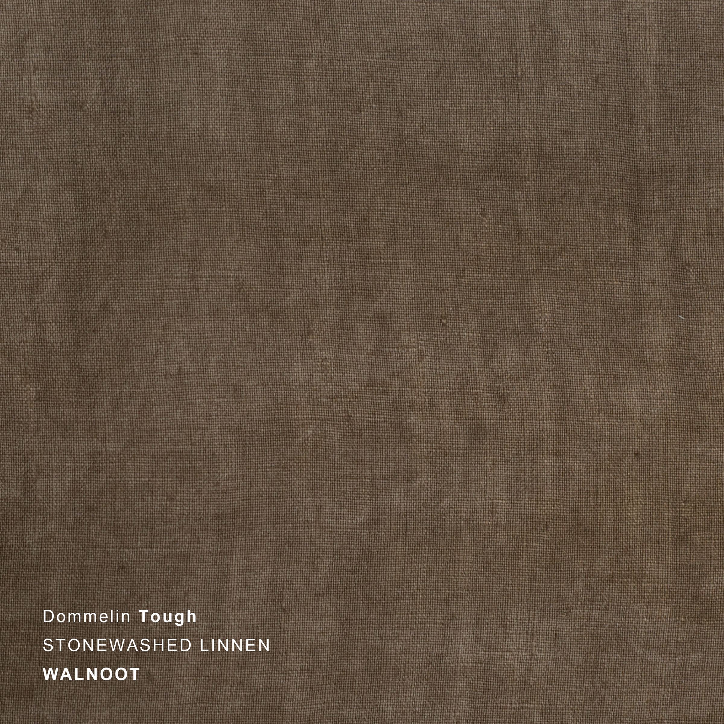 Dommelin Dekbedovertrekset Tough Stonewashed Linnen Walnoot