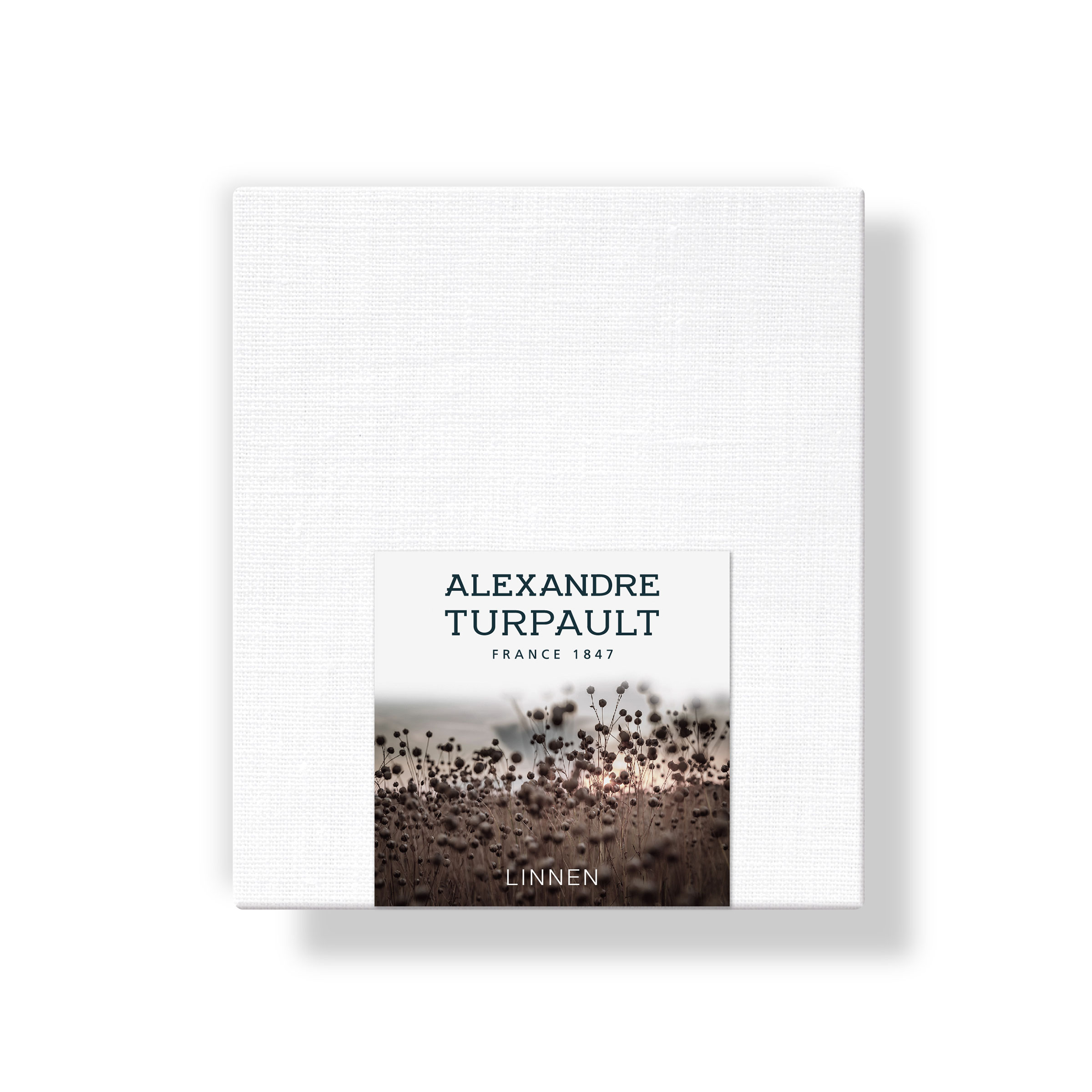 Alexandre Turpault Kussensloop Keops Linnen Wit