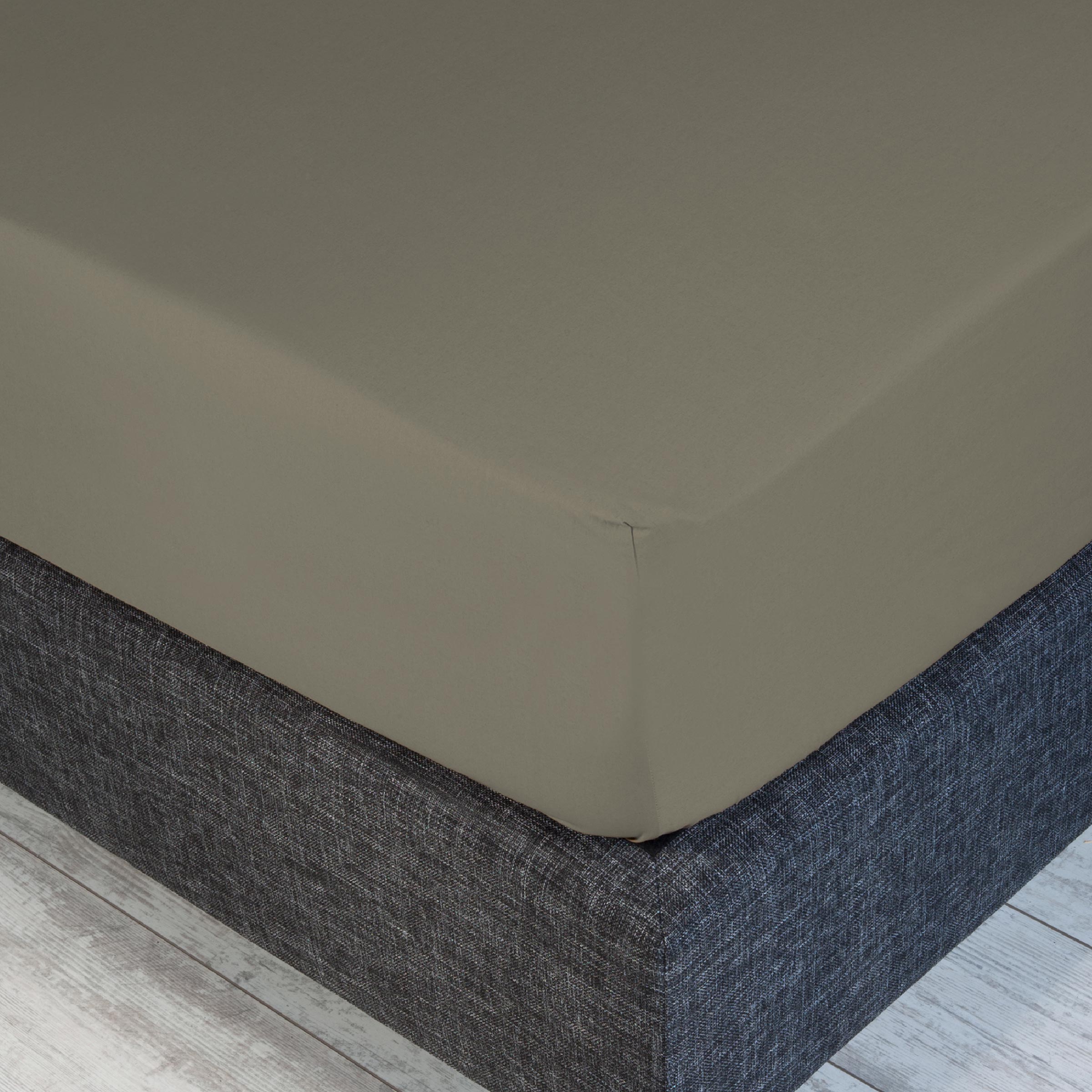 Dommelin Split Hoeslaken Percal 200TC Taupe