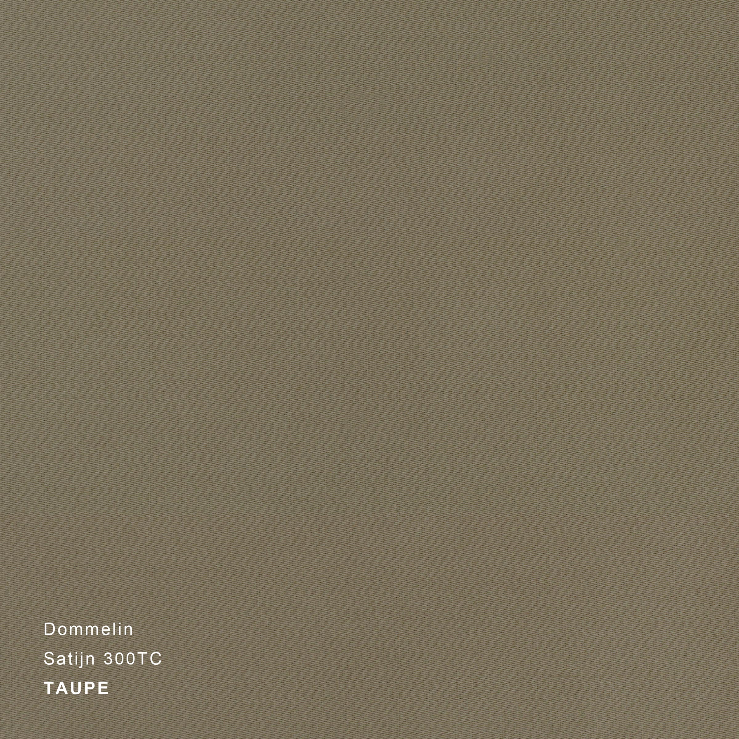 Dommelin Dekbedovertrek Set Satijn 300TC Taupe