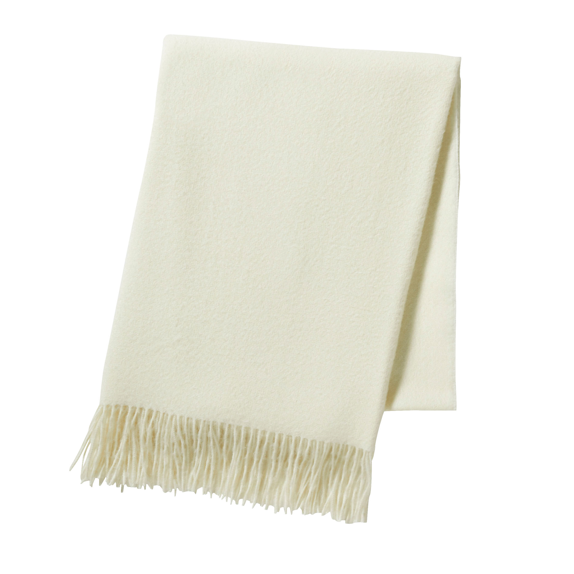 Alexandre Turpault Plaid Nomade Baby Alpaca Ecru 130 x 180 cm