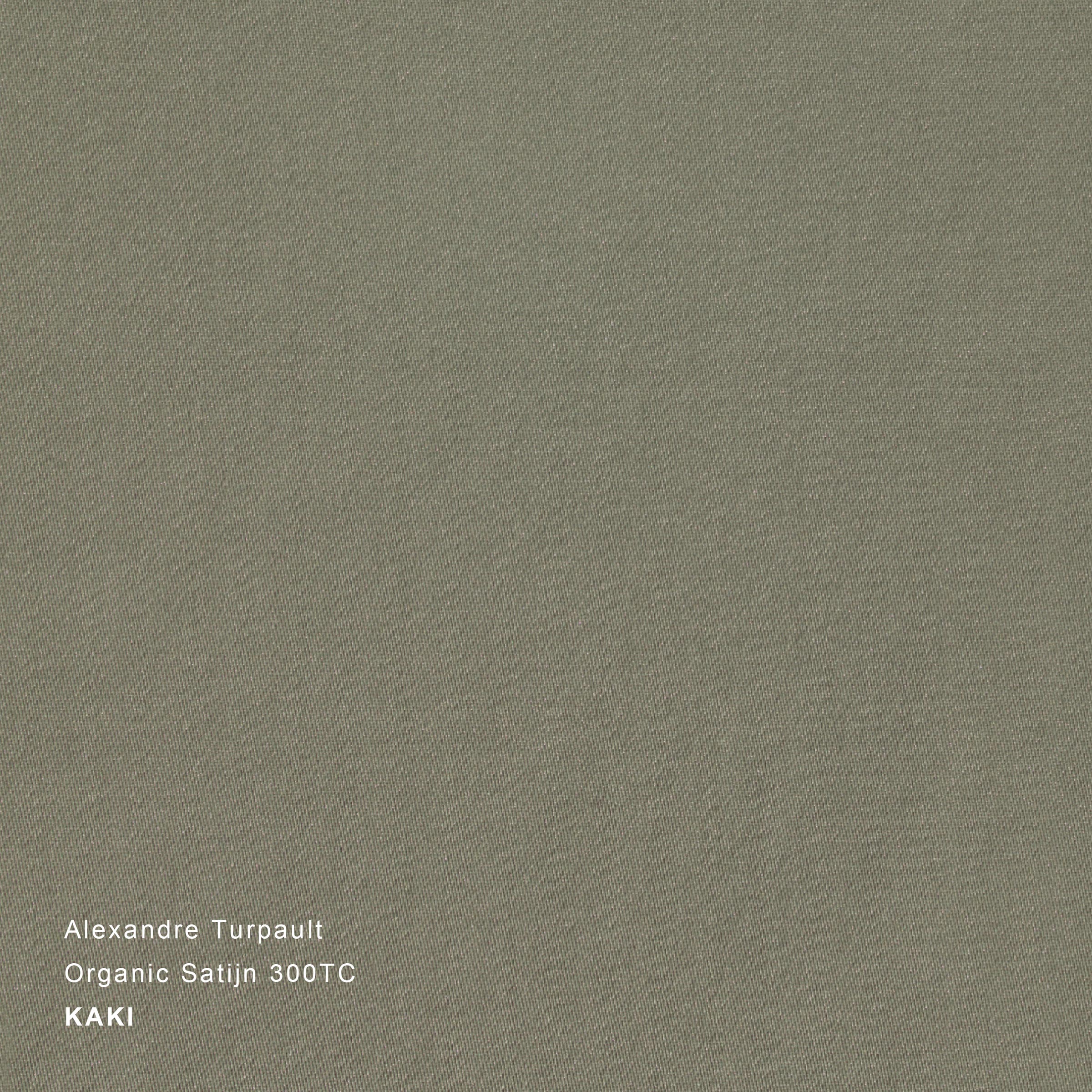 Alexandre Turpault Dekbedovertrek Teophile Organic Satijn 300TC Kaki