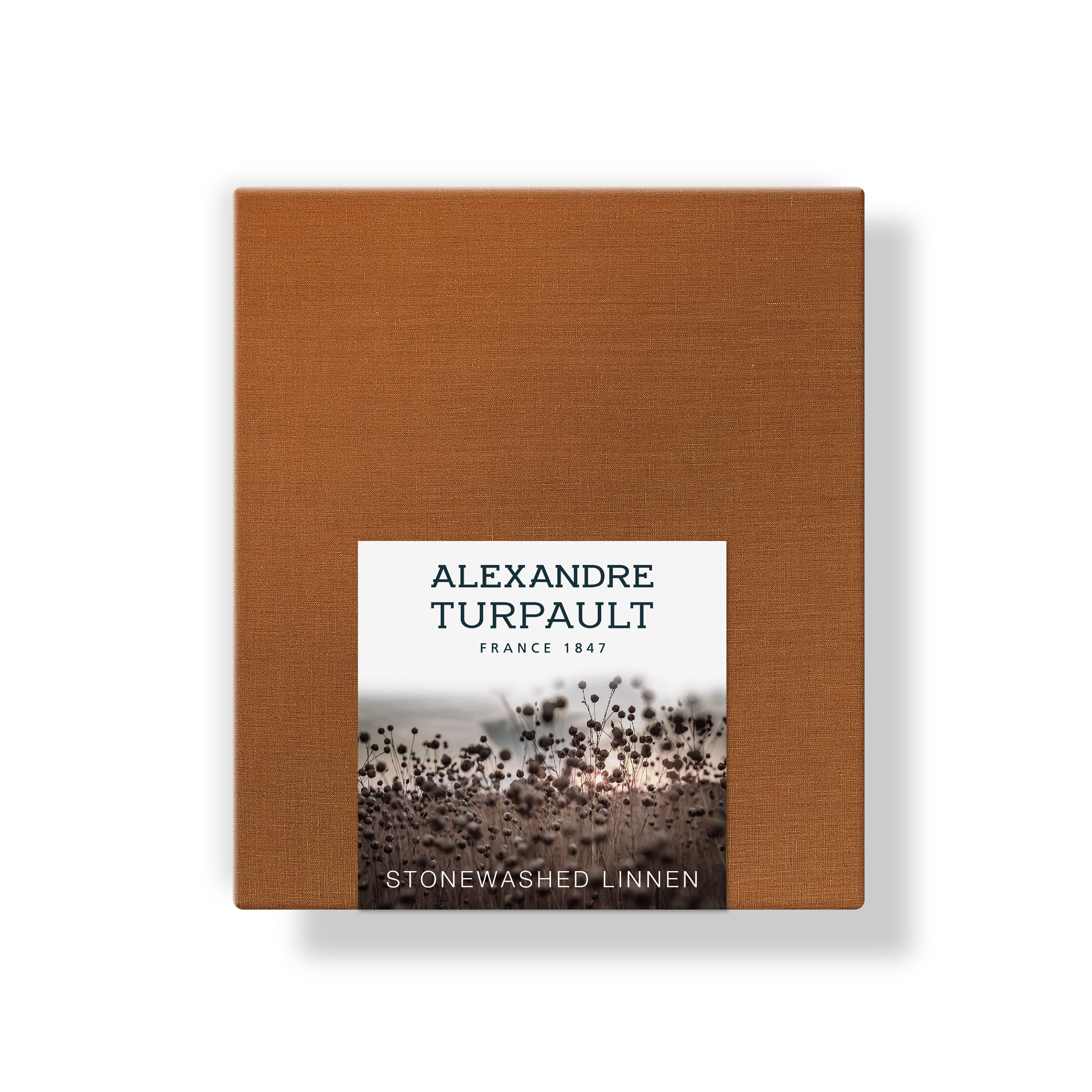 Alexandre Turpault Kussensloop Nouvelle Vague Stonewashed Linnen Teak