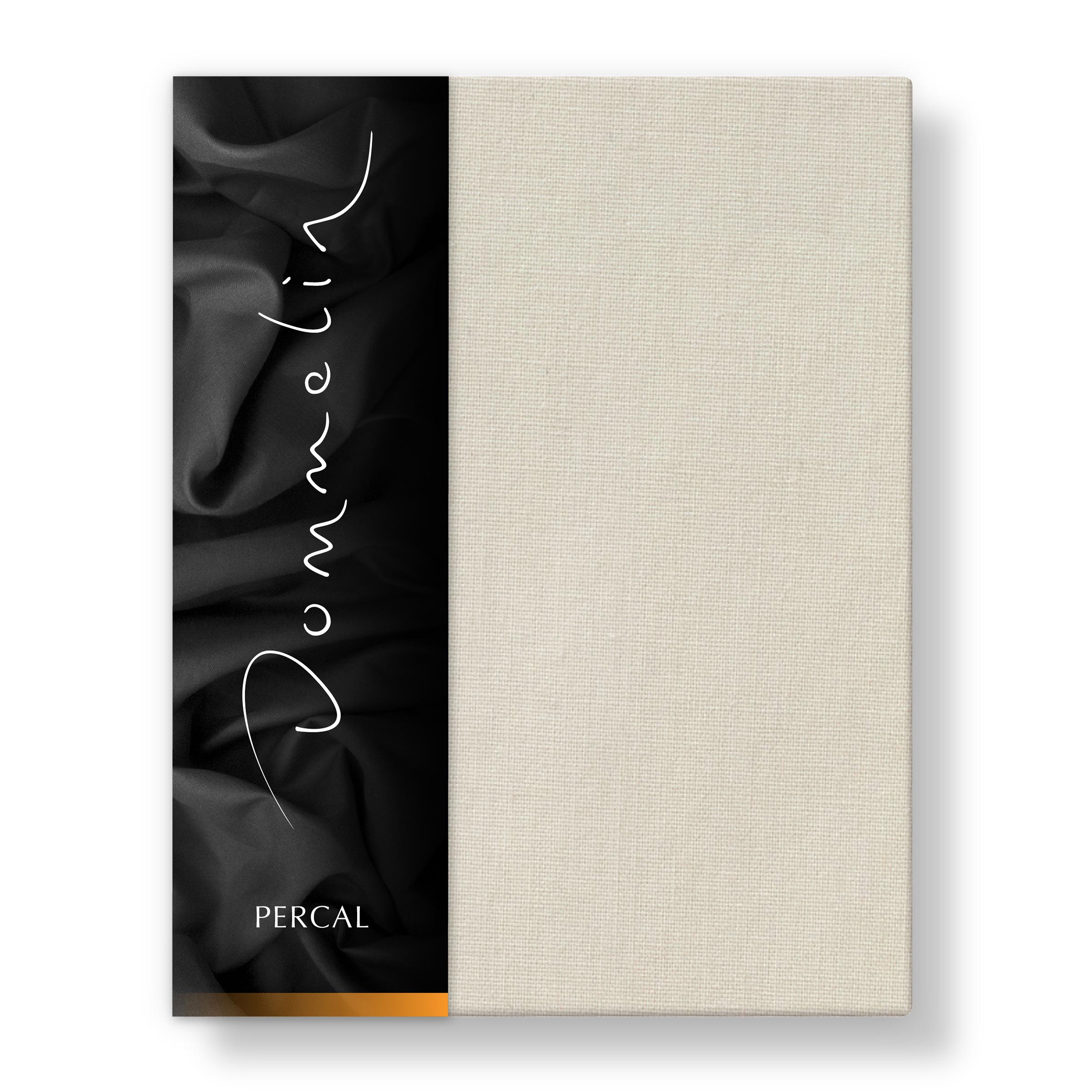 Dommelin Hoeslaken Hoge Hoek Percal 200TC Beige