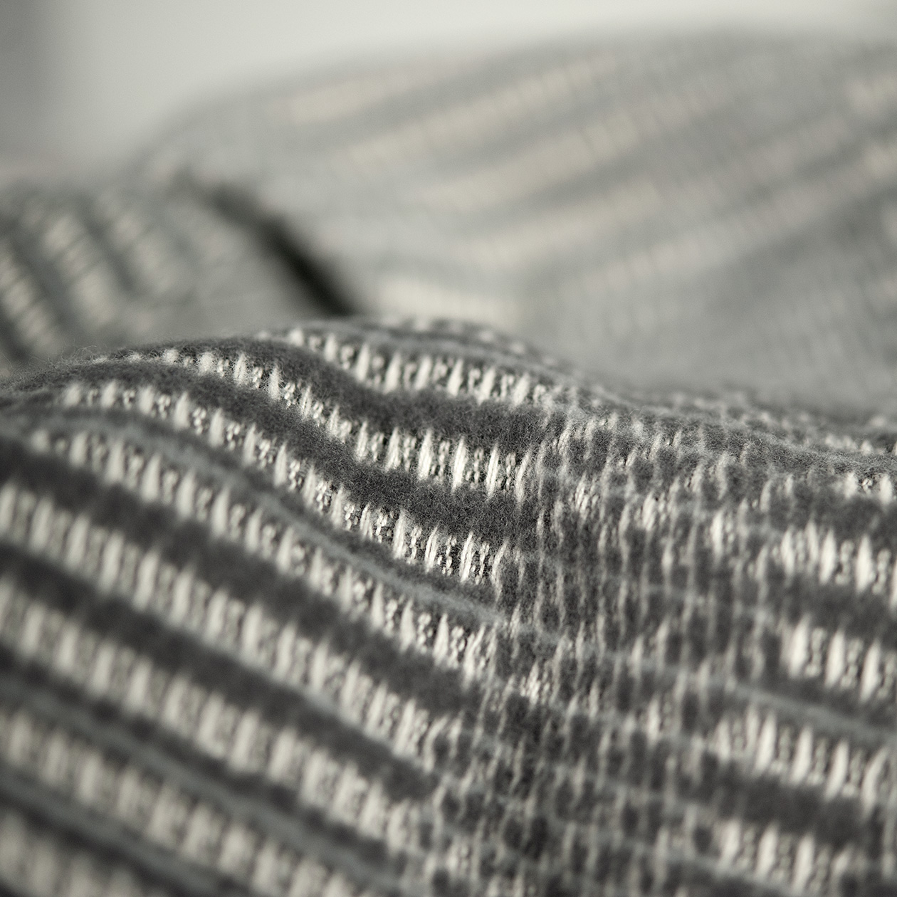 Dommelin Plaid Legend Katoen Grijs - Ecru 130 x 180 cm