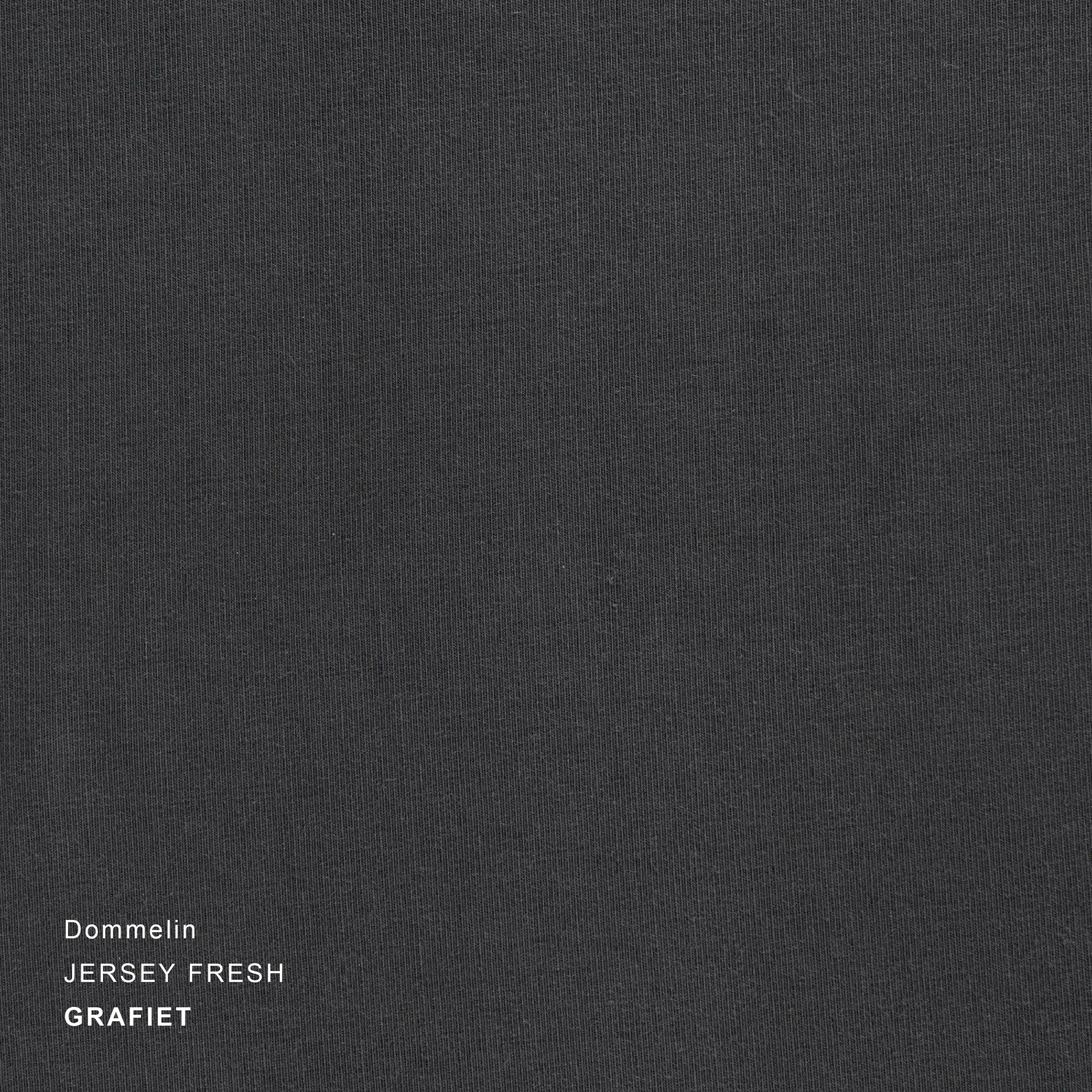 Dommelin Topper Hoeslaken Jersey Fresh Grafiet