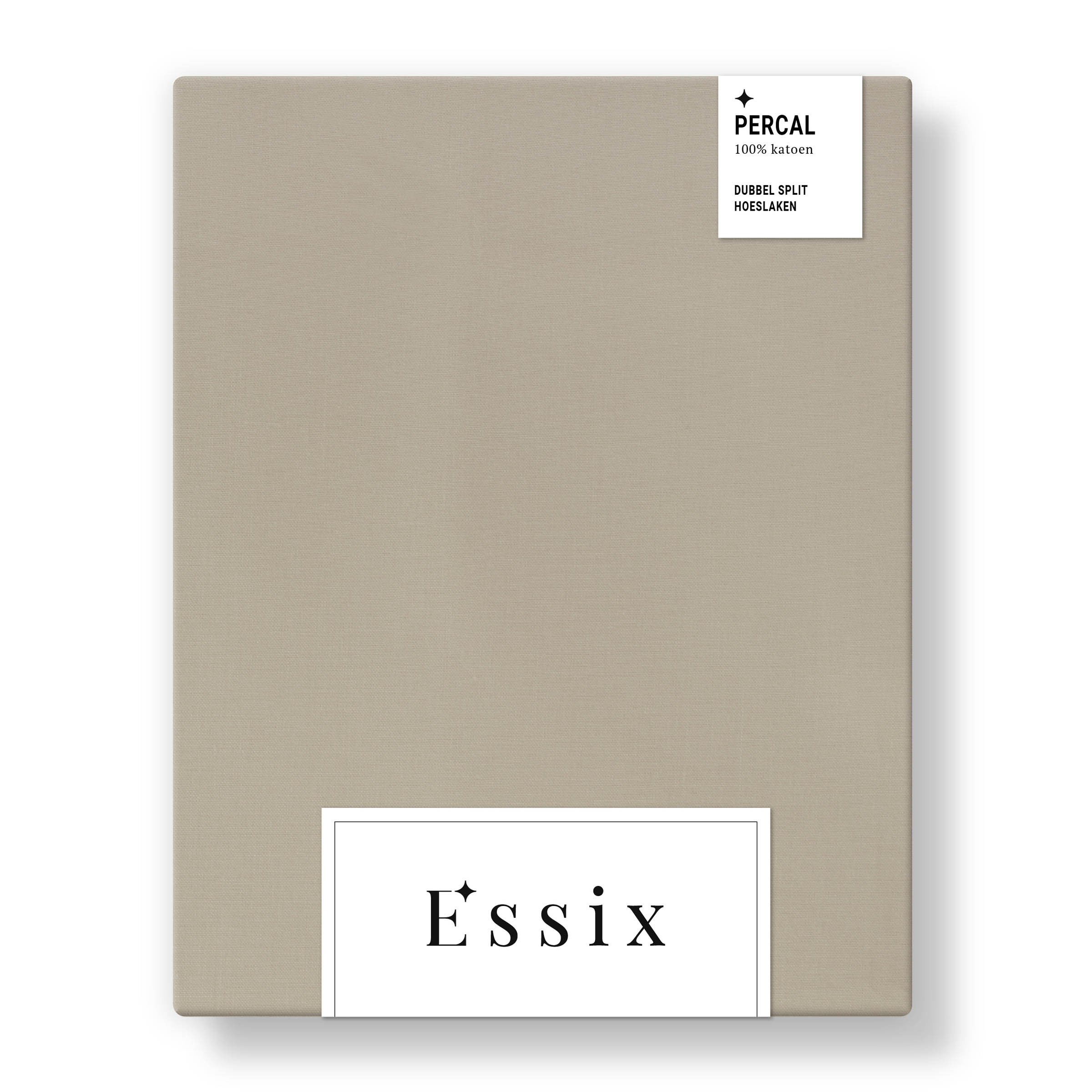 Essix Dubbel Split Hoeslaken Premiere Percal Lin