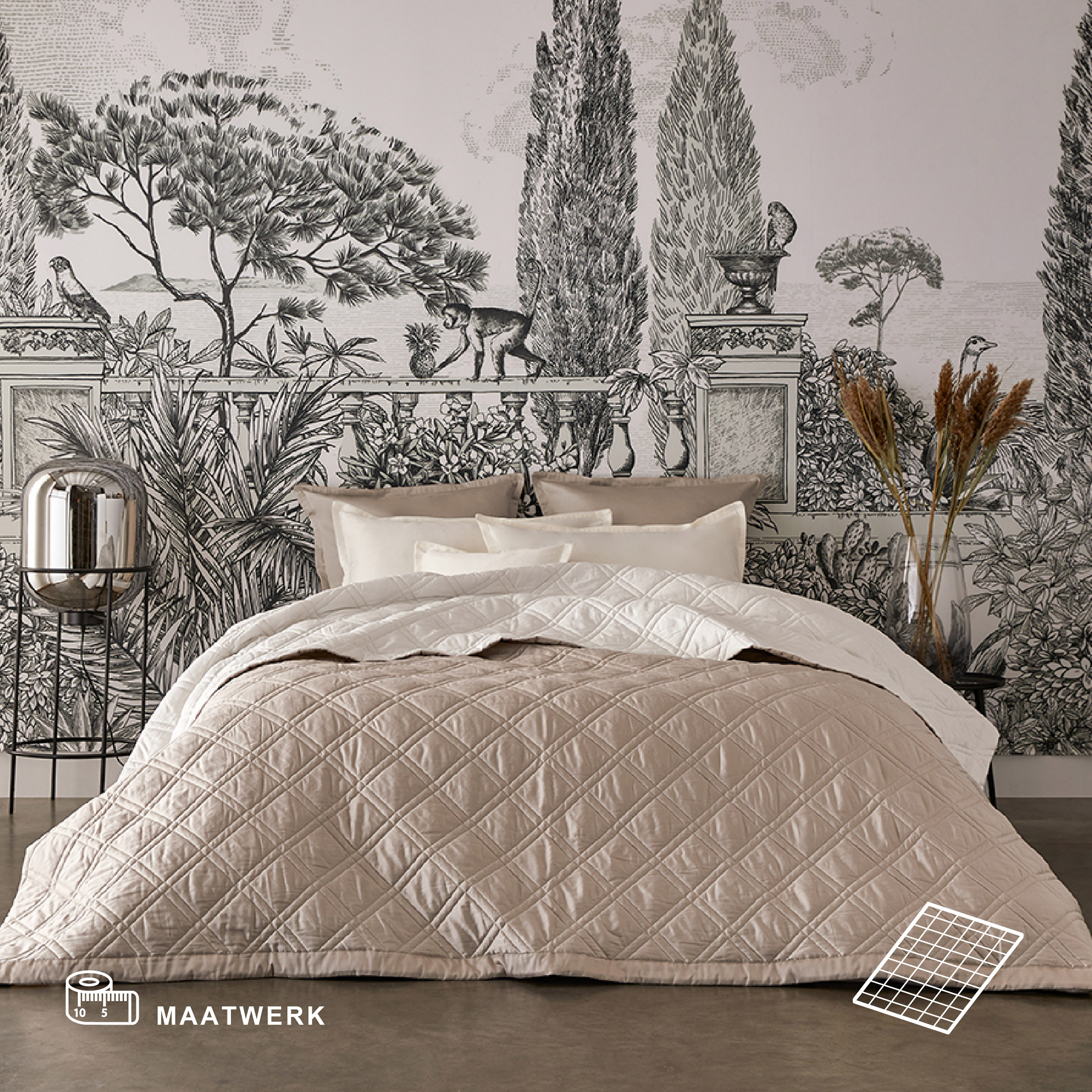 Alexandre Turpault Sprei op Maat Merveille Satijn