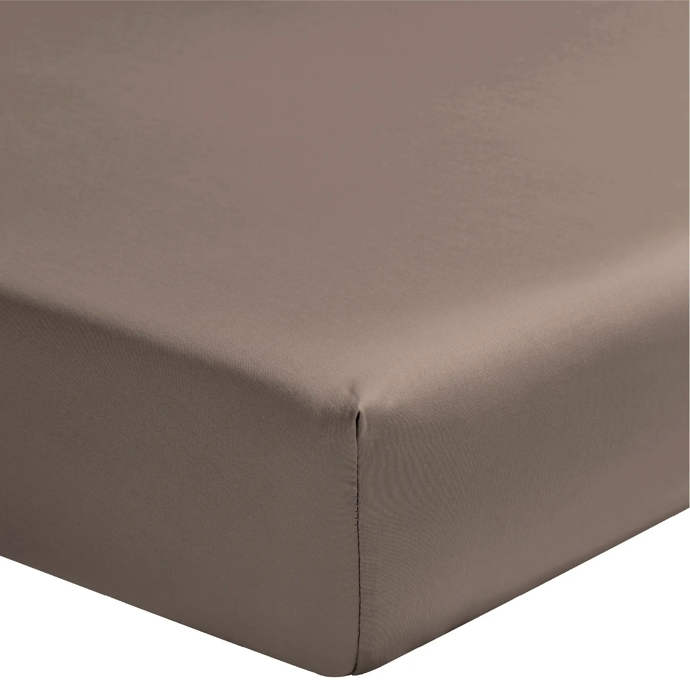 Alexandre Turpault Hoeslaken Teophile Organic Satijn 300TC Deer Brown