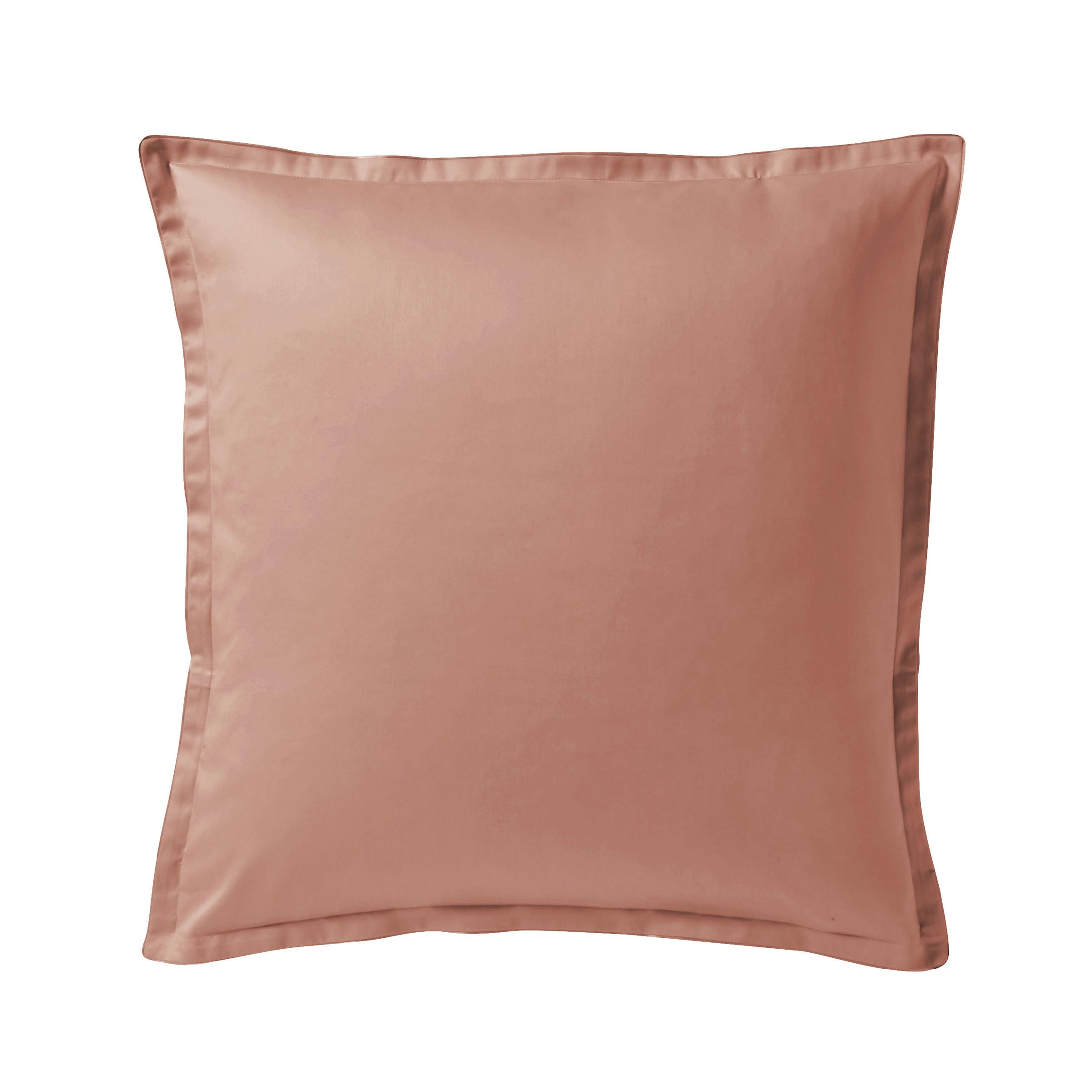 Alexandre Turpault Kussensloop Teophile Organic Satijn 300TC Terracotta