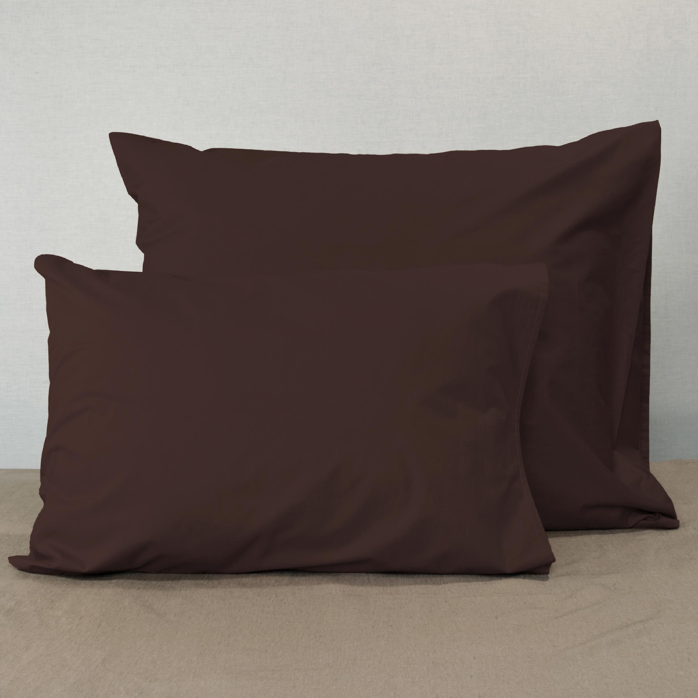 Dommelin Kussensloop Percal 200TC Bruin