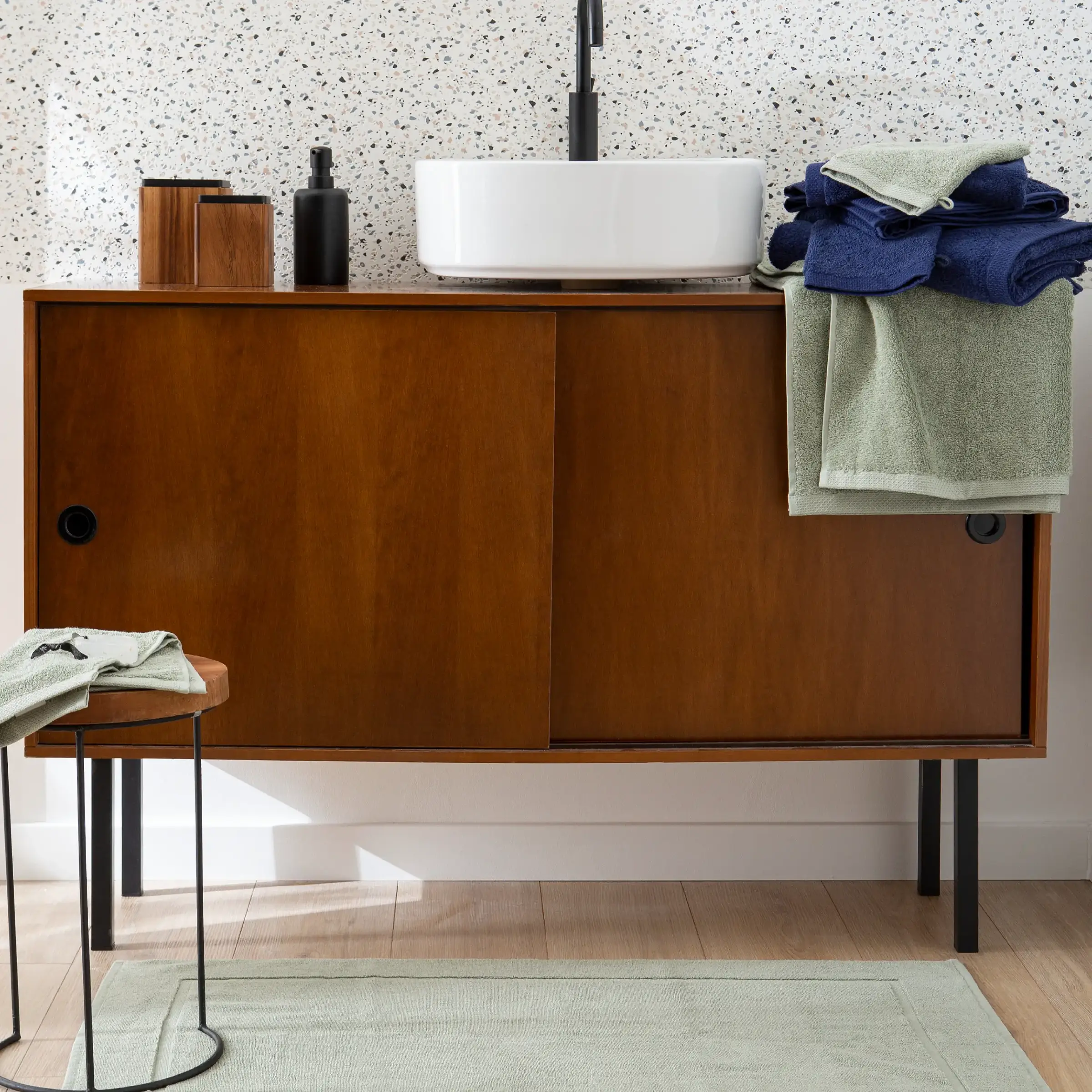 Essix Washandje Aqua Katoen 530 gr/m2 Sauge 16x21 (6st)