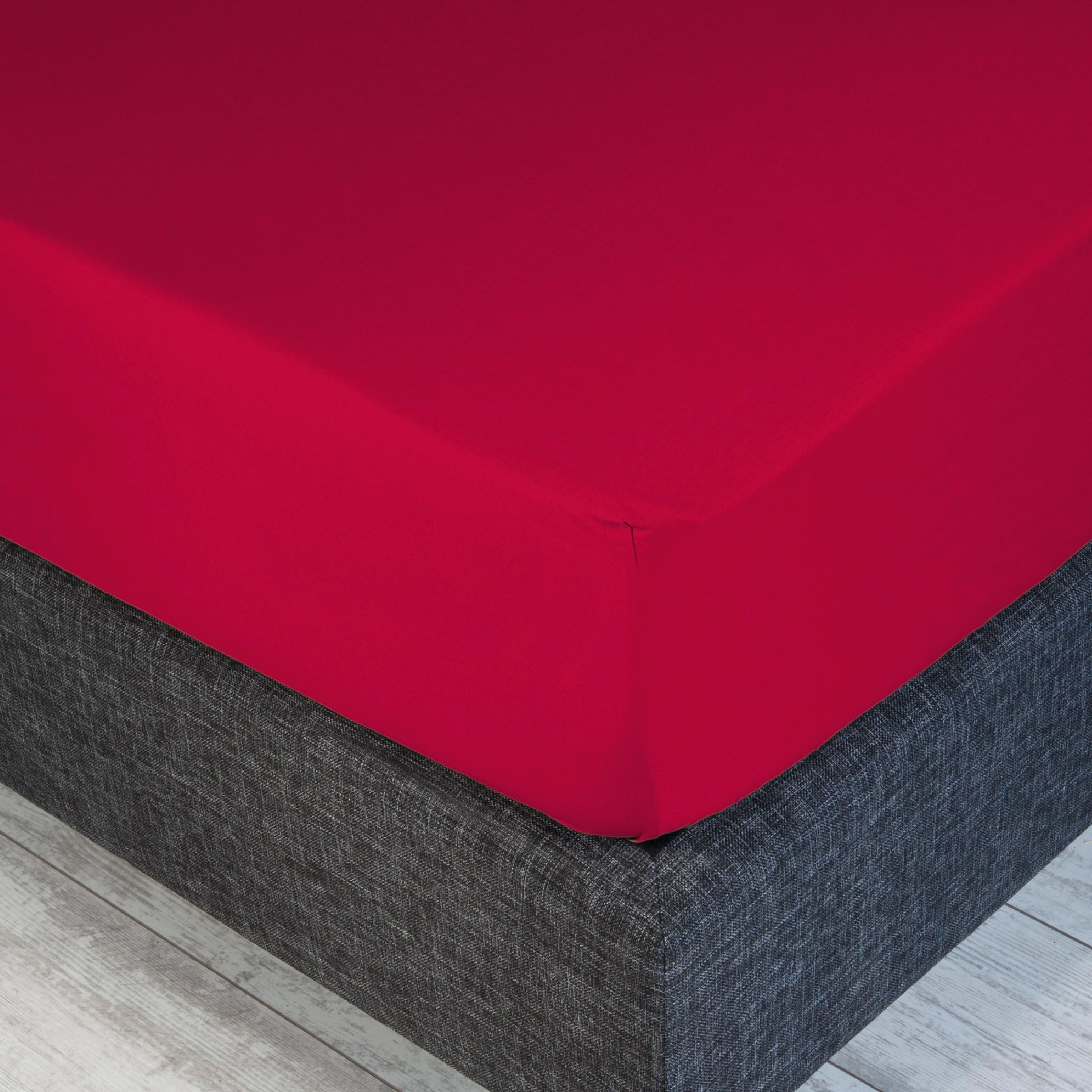 Dommelin Split Hoeslaken Percal 200TC Cherry