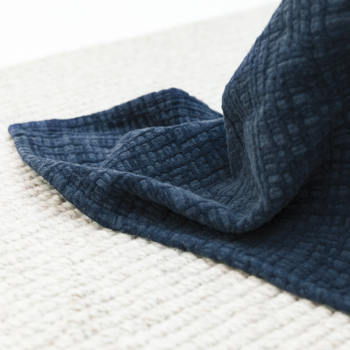 Mrs.Me Bedeind Sprei Plan Katoen Midnight 130 x 290 cm