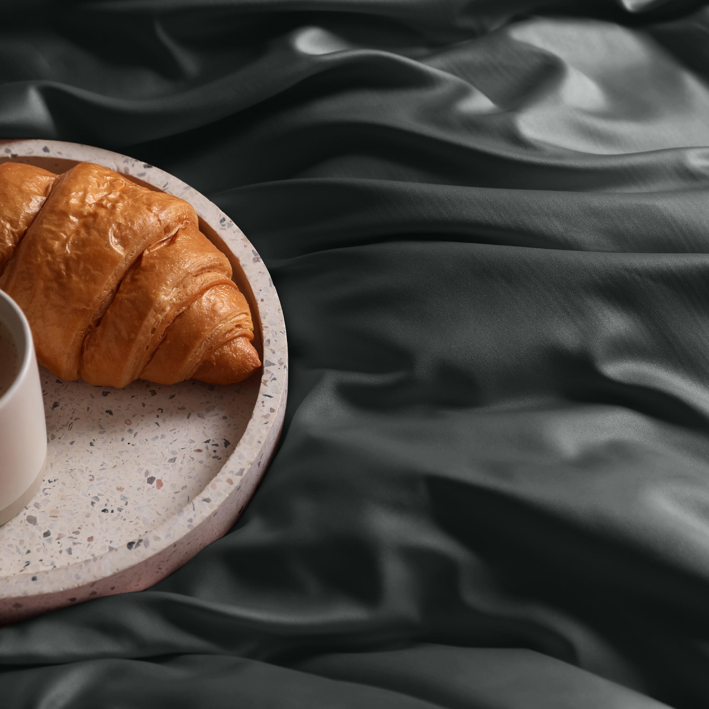 Dommelin Dekbedovertrek Set Satijn 300TC Donkergrijs