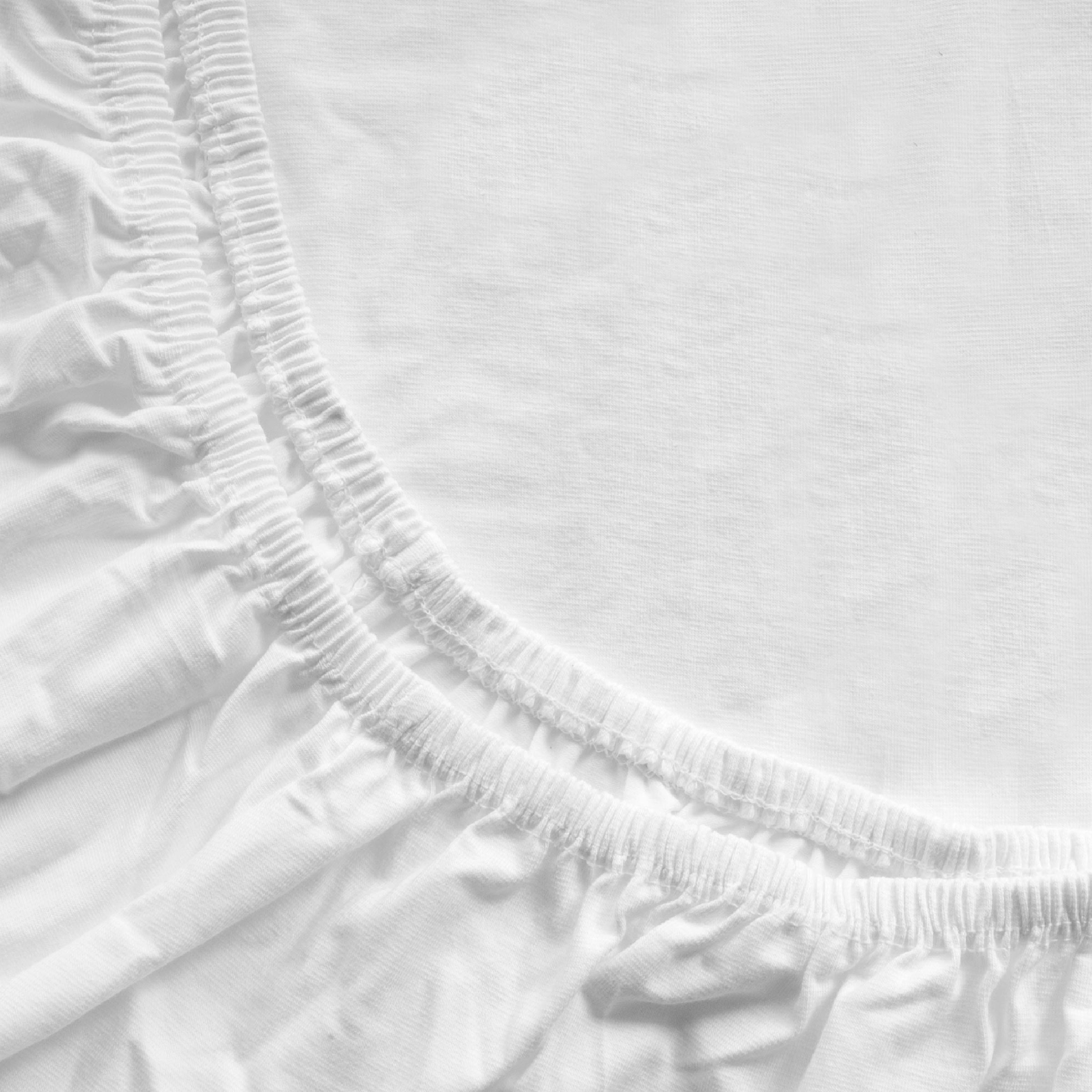 Dommelin Hoeslaken Jersey Deluxe Wit