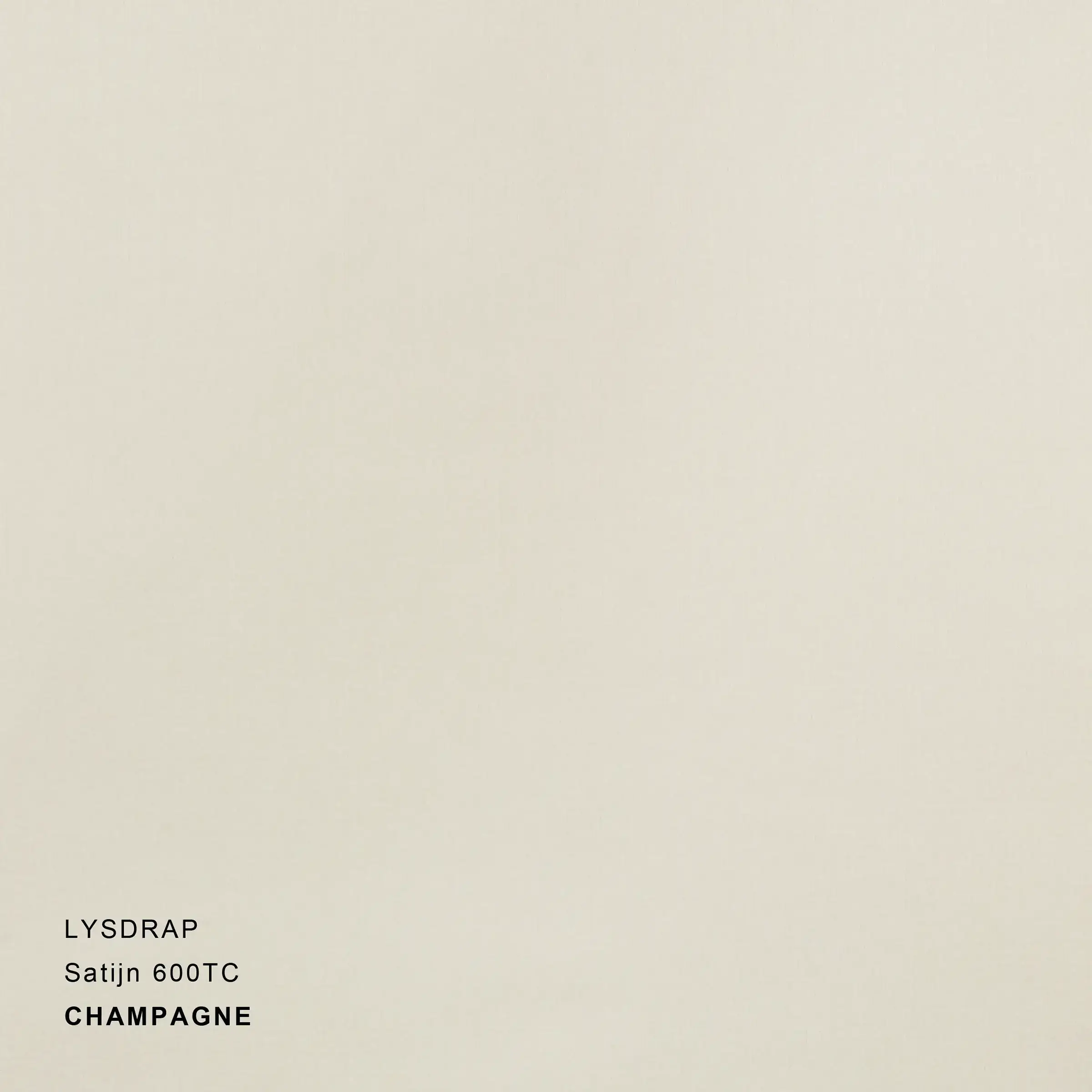 Lysdrap Kussensloop Virgo Satijn 600TC Champagne