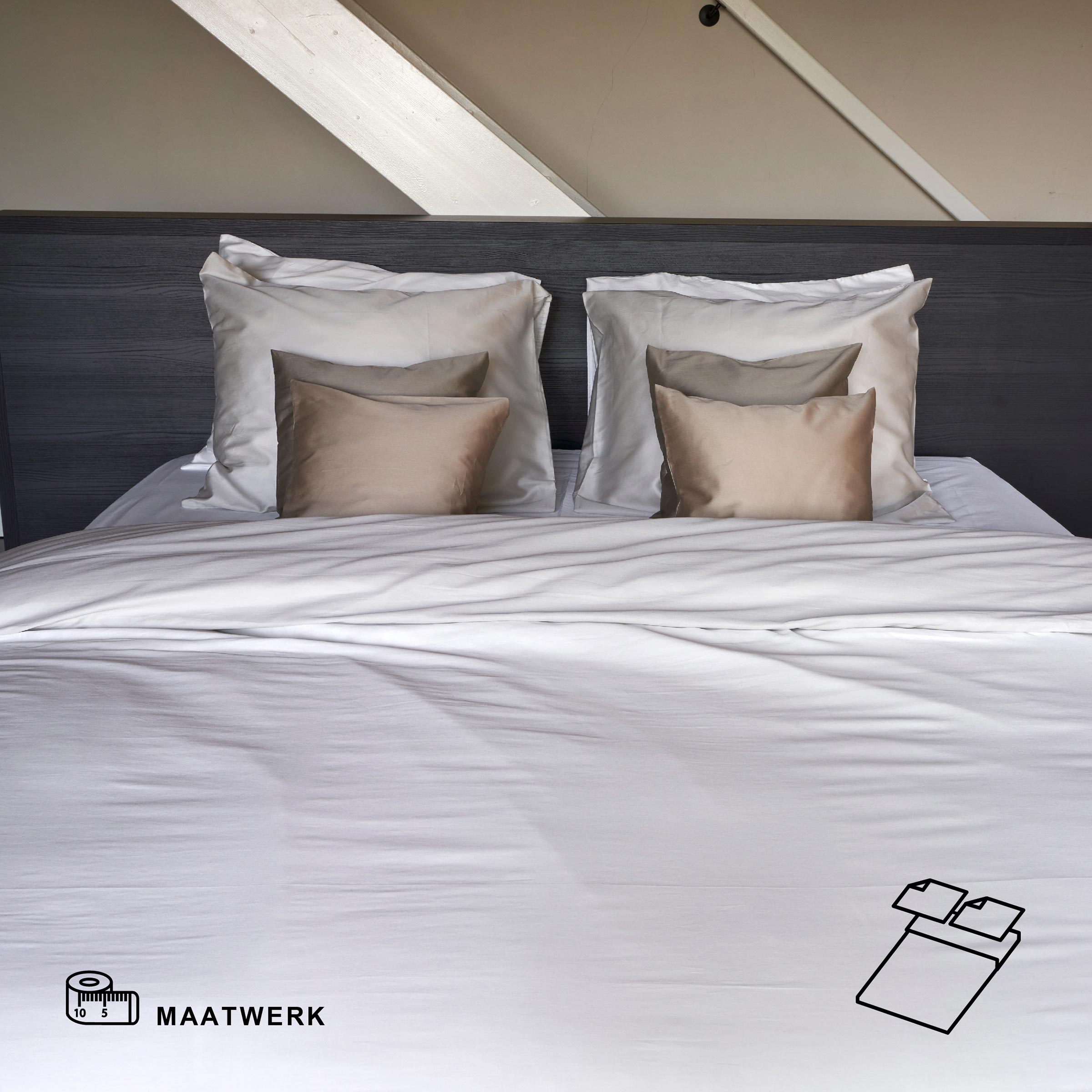 Dommelin Dekbedovertrek op Maat Organic Satijn 300TC