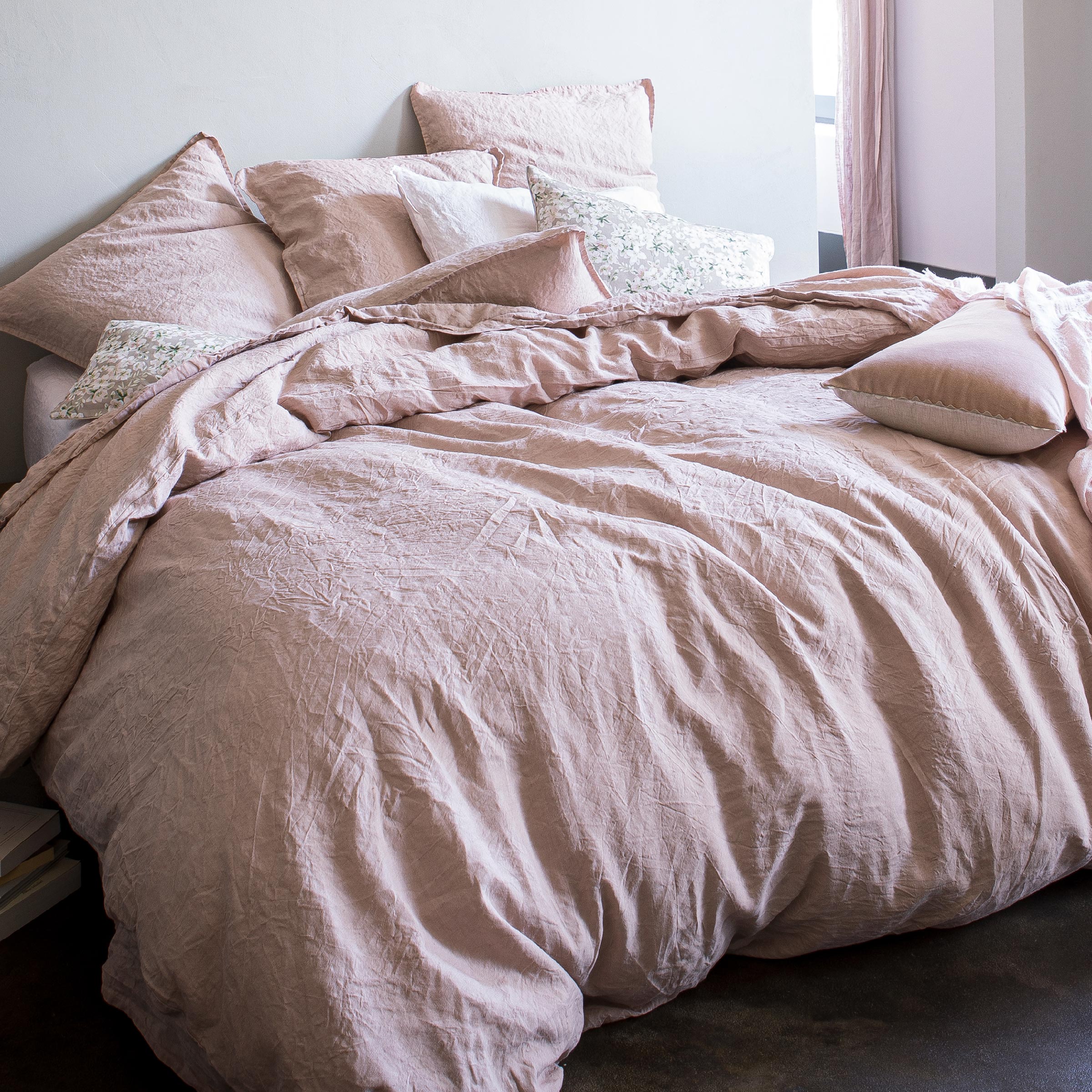 Alexandre Turpault Dekbedovertrek Nouvelle Vague Stonewashed Linnen Boise