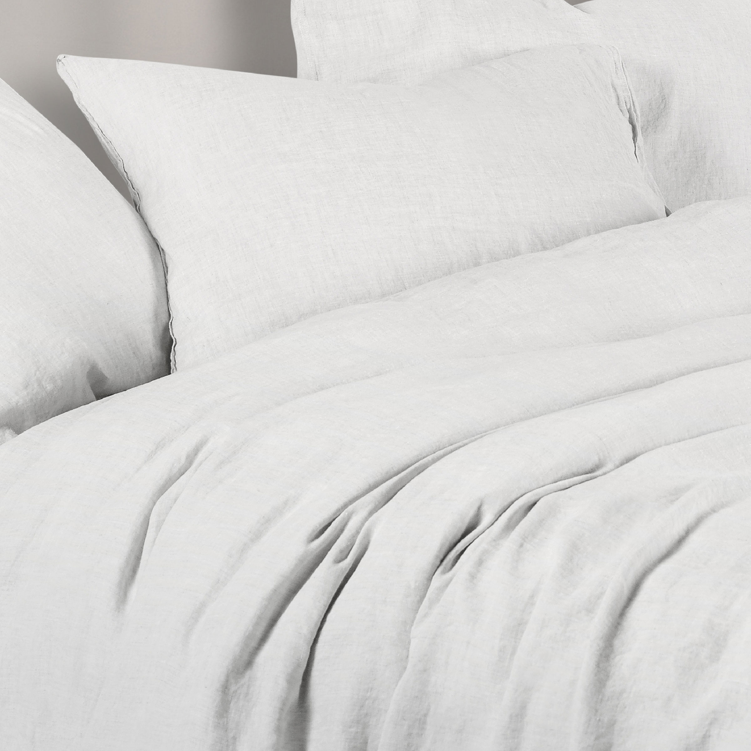 Dommelin Dekbedovertrekset Tough Stonewashed Linnen Wit