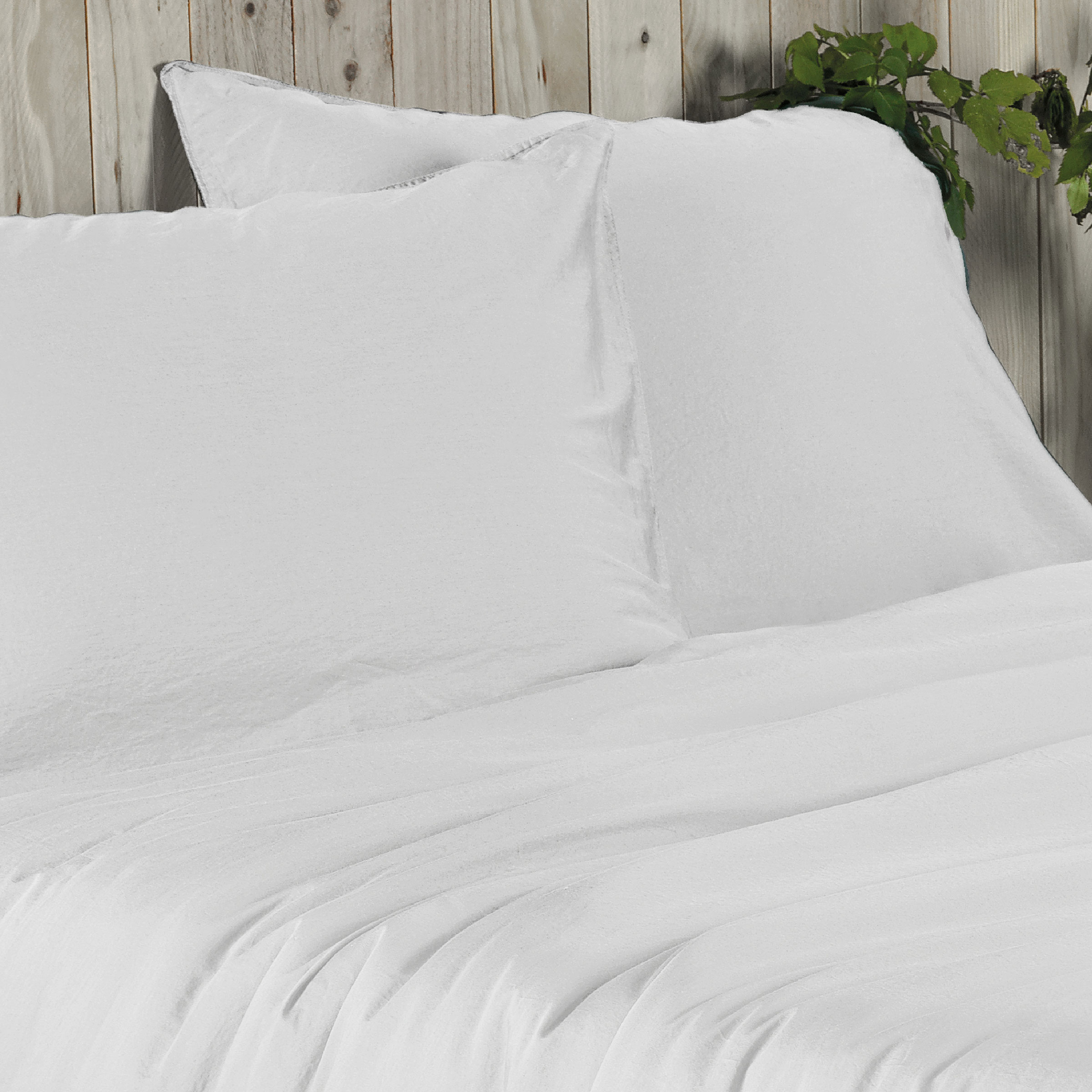 Dommelin Dekbedovertrekset Lavado Stonewashed Satijn 300TC Wit