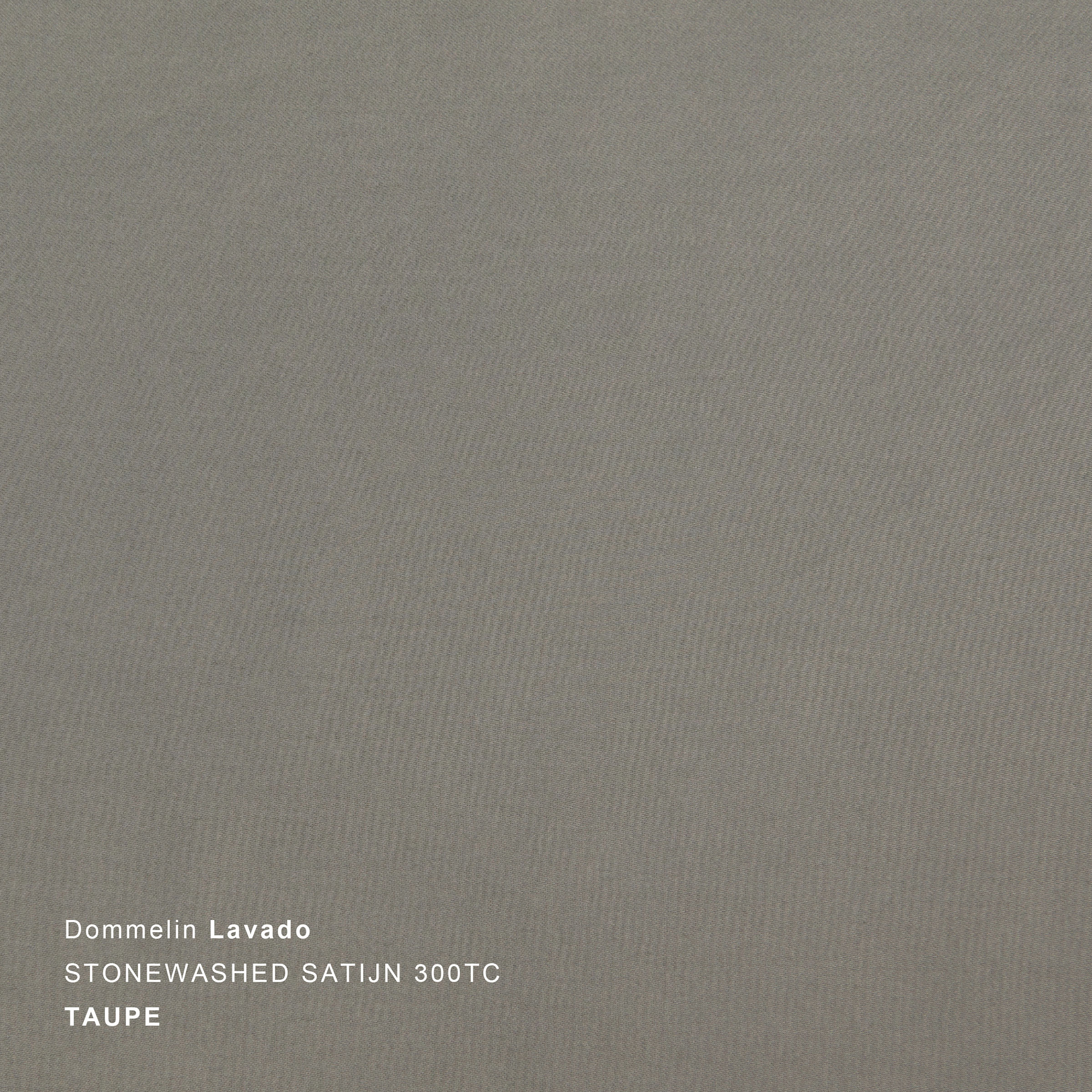 Dommelin Dekbedovertrekset Lavado Stonewashed Satijn 300TC Taupe