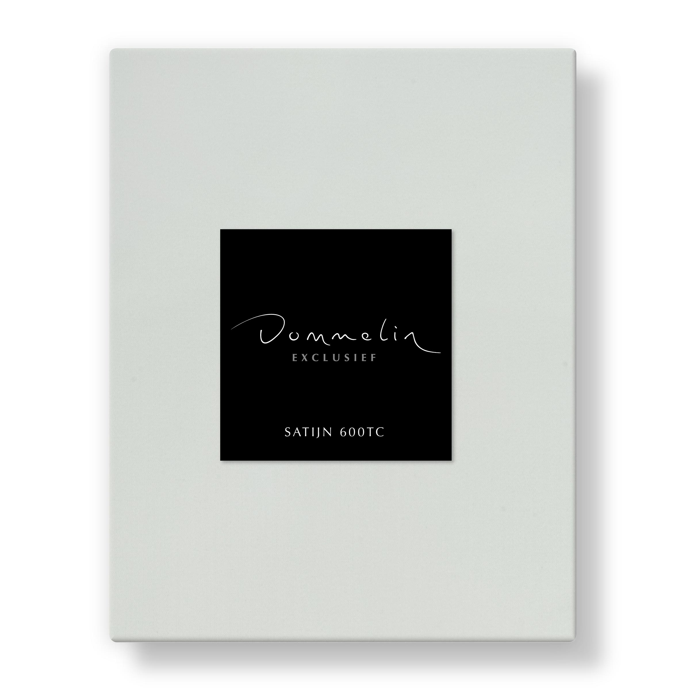 Dommelin Dubbel Split Topper Hoeslaken Satijn 600TC Ecru   