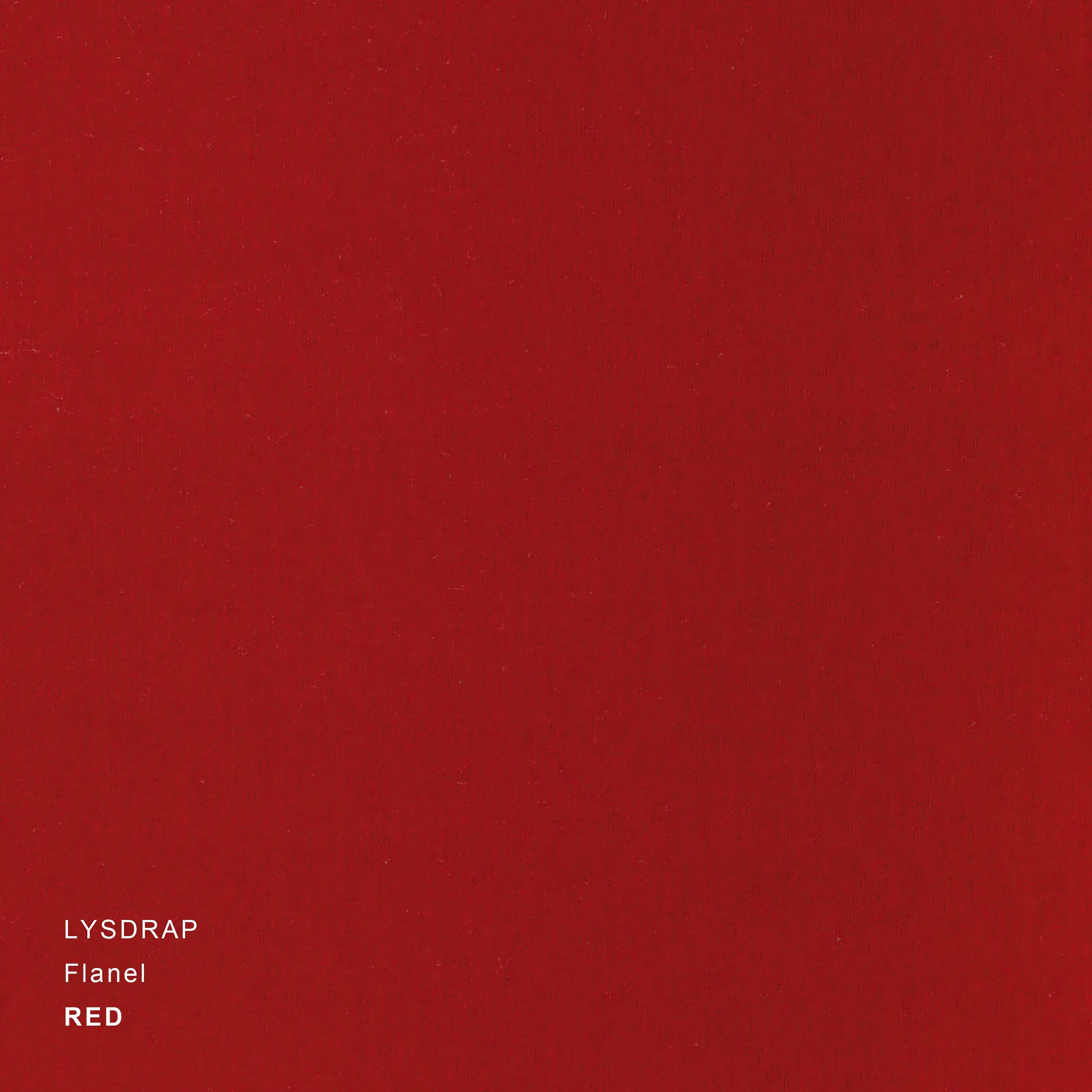 Lysdrap Laken Virgo Flanel 140 gr/m2 Red