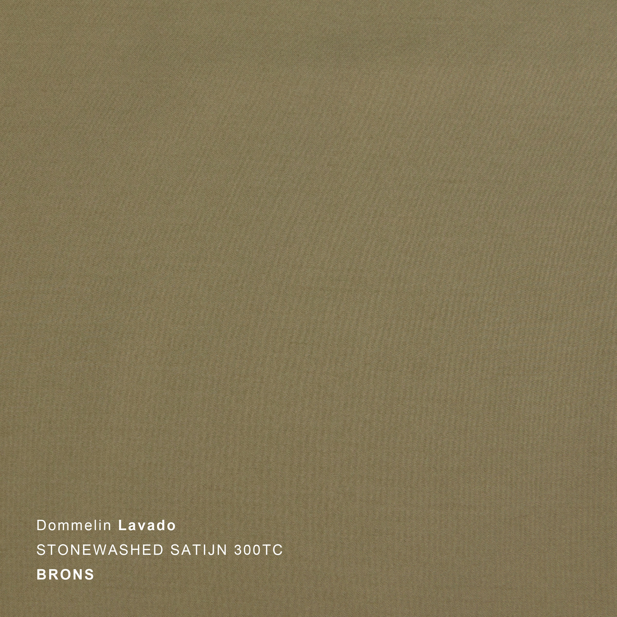 Dommelin Dekbedovertrekset Lavado Stonewashed Satijn 300TC Brons