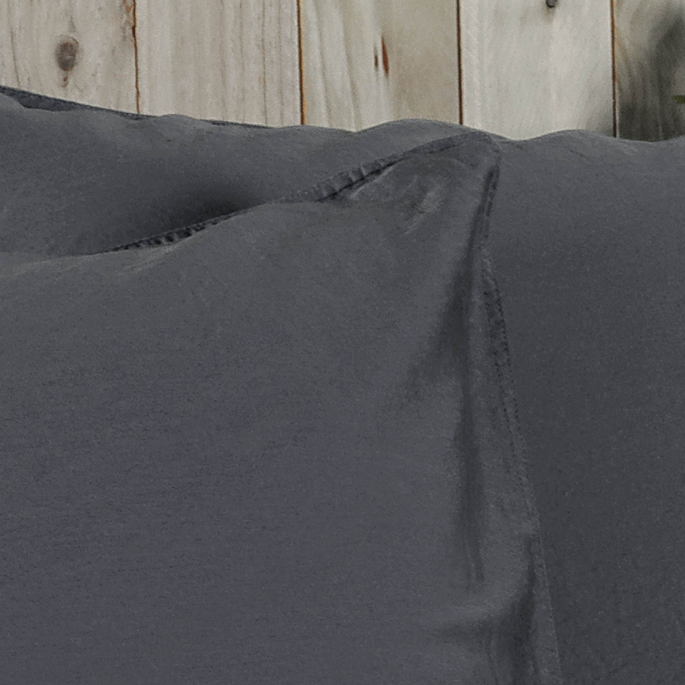 Dommelin Kussensloop Lavado Stonewashed Satijn 300TC Olifantgrijs 60 x 70 cm