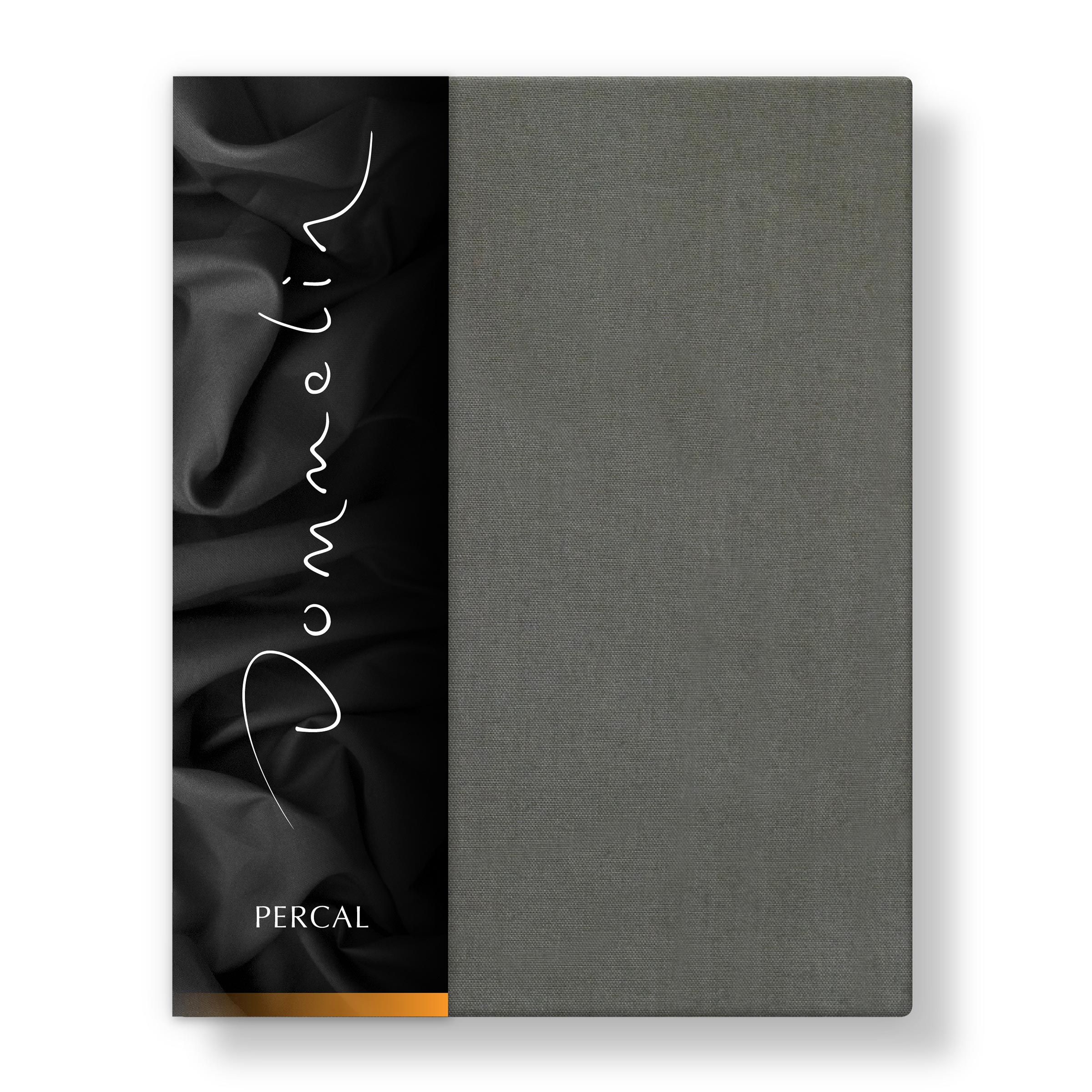 Dommelin Hoeslaken Hoge Hoek Percal 200TC Leisteengrijs