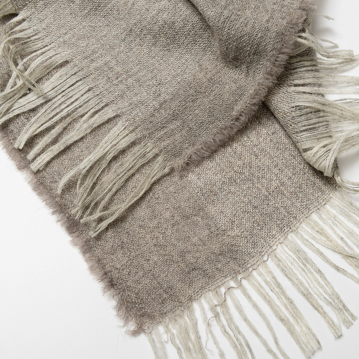 Mrs.Me Deken Nick Wol Mix Oyster 180 x 300 cm