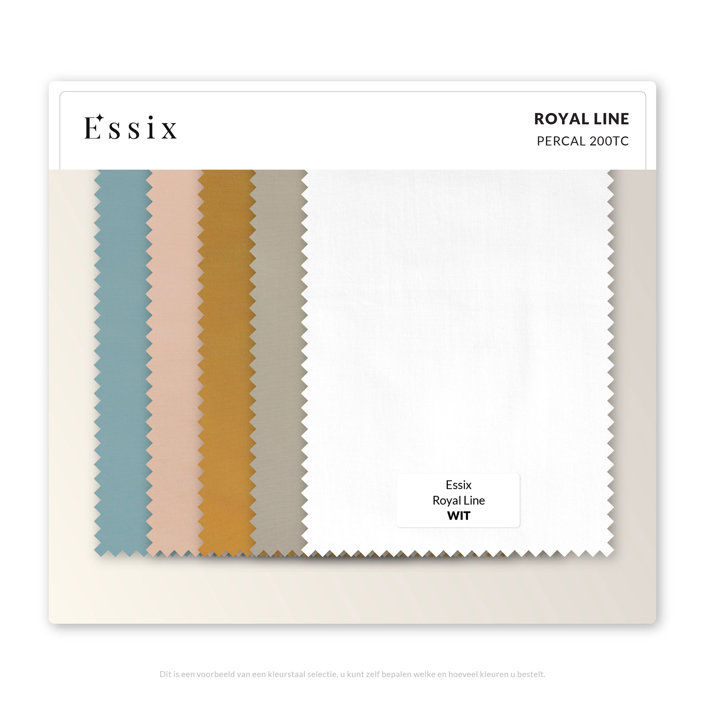 Essix Kleurstalen Premiere Percal 200TC