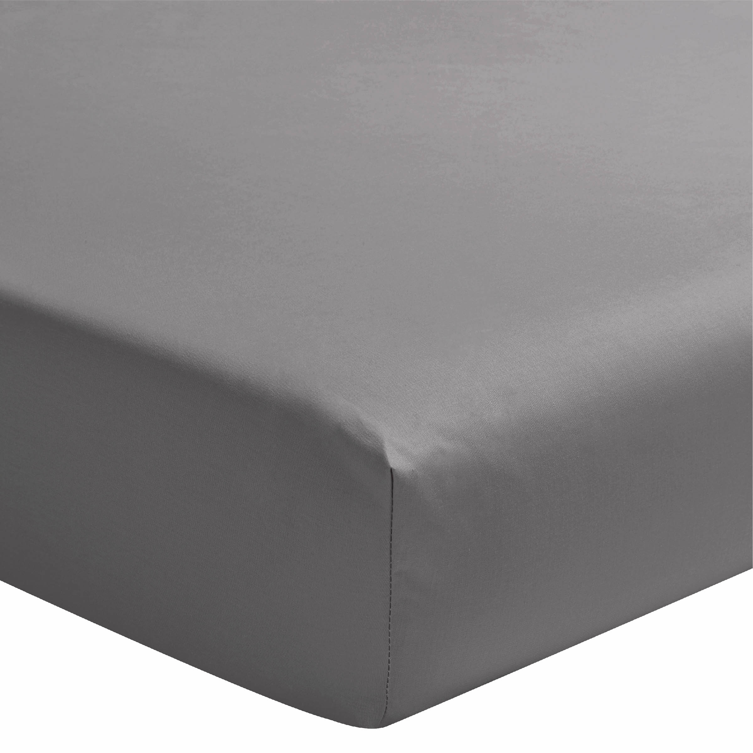 Essix Dubbel Split Topper Hoeslaken Premiere Percal 200TC Basalt