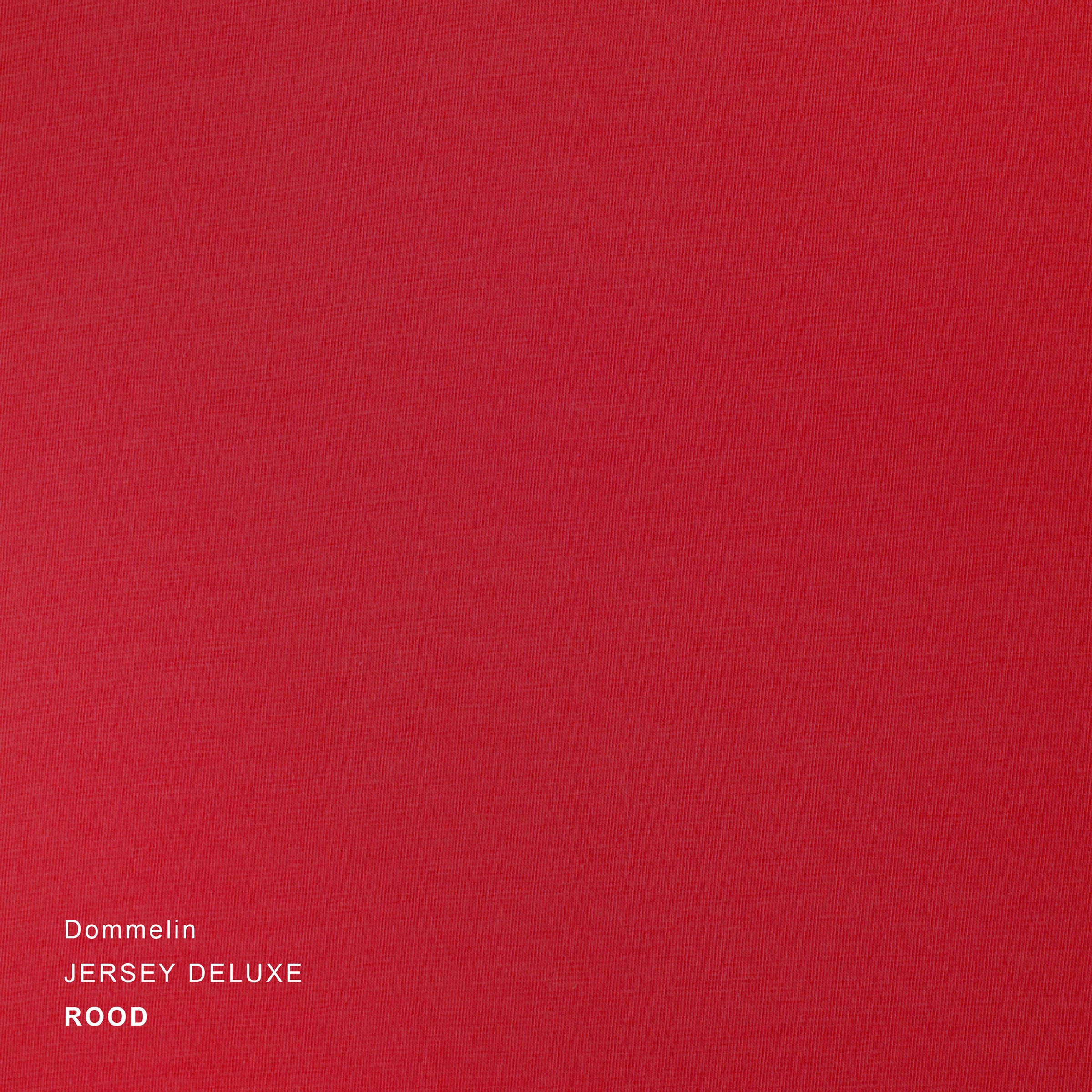 Dommelin Hoeslaken Jersey Deluxe Rood