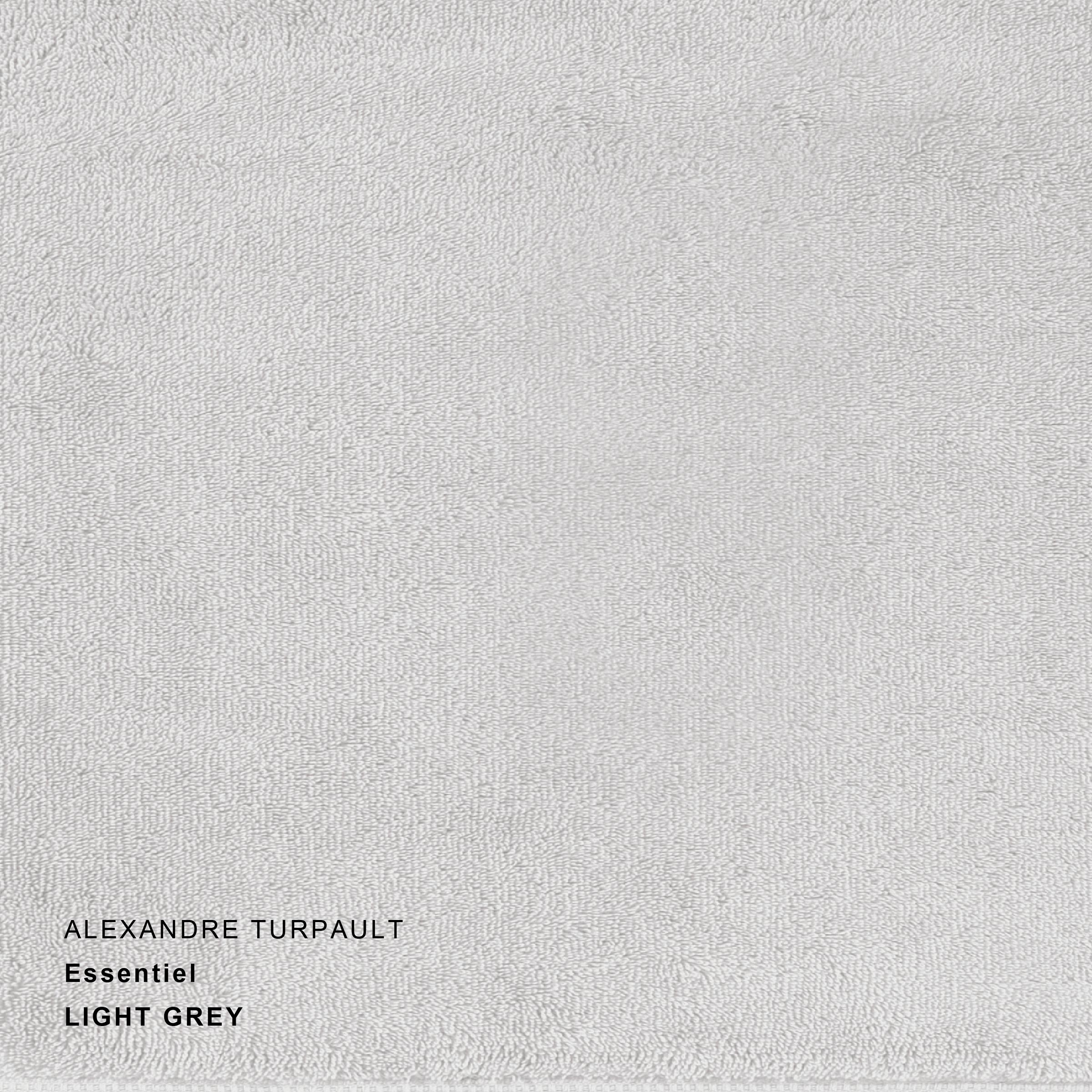 Alexandre Turpault Gastendoekje Essentiel Organic Katoen 650 gr/m2 Light Grey 40 x 60 cm