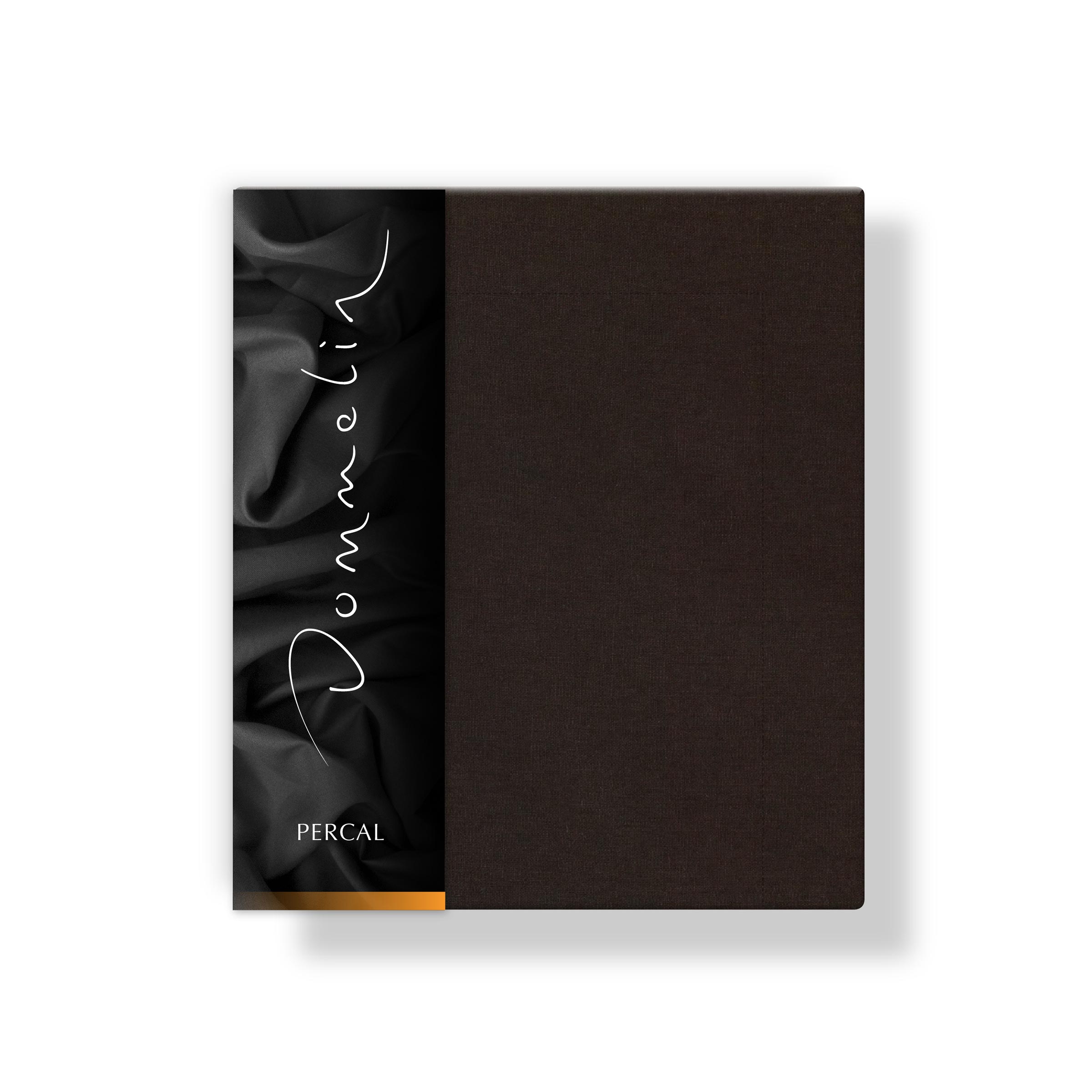 Dommelin Kussensloop Volant Percal 200TC Choco 60 x 70 cm