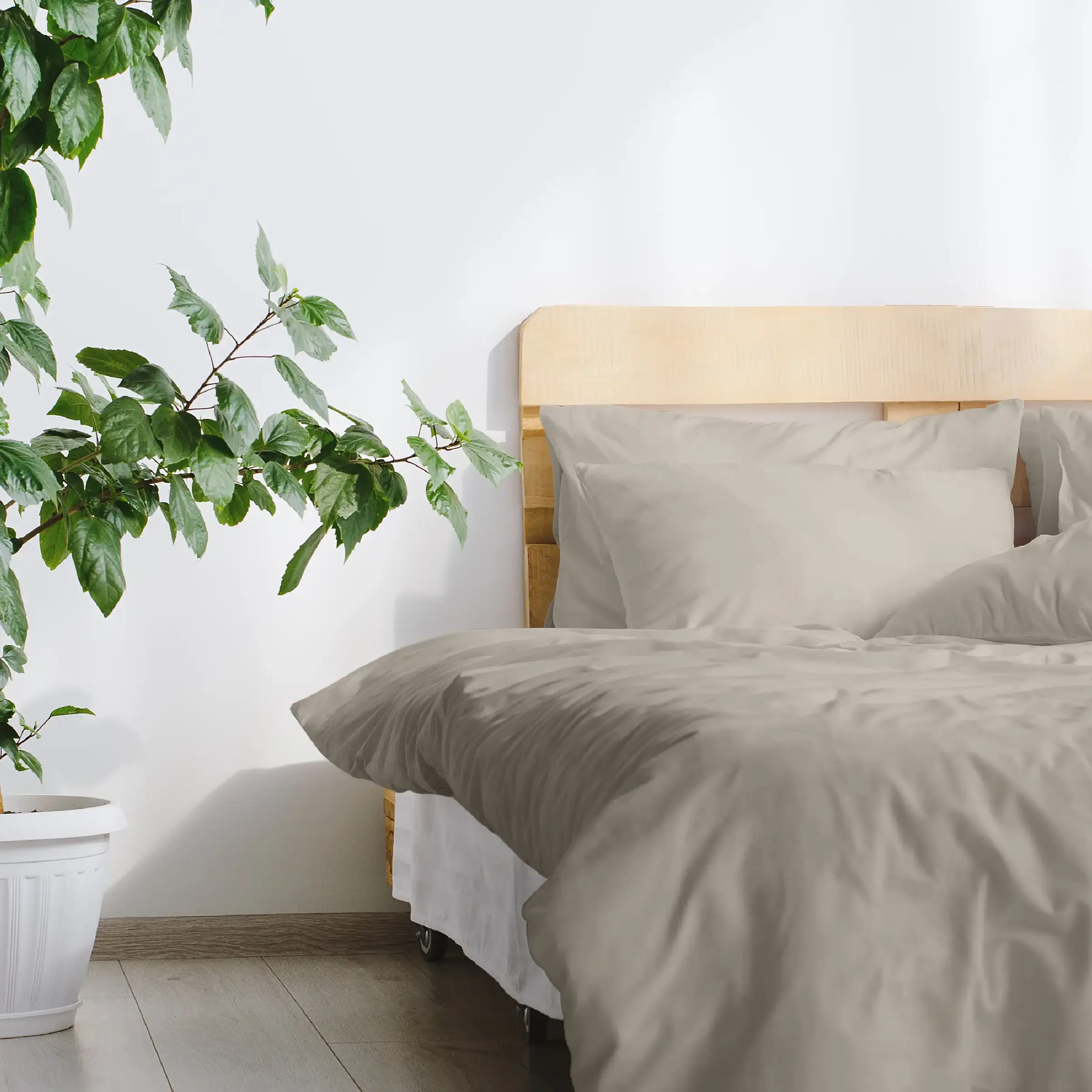 Dommelin Dekbedovertrek Katoen 180TC Zand