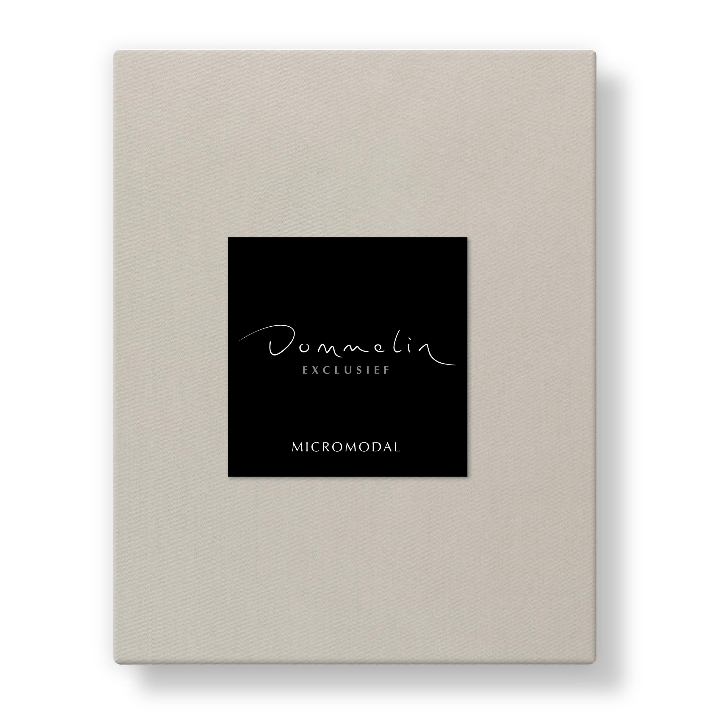 Dommelin Dubbel Split Hoeslaken Micromodal 300TC Lichtgrijs   