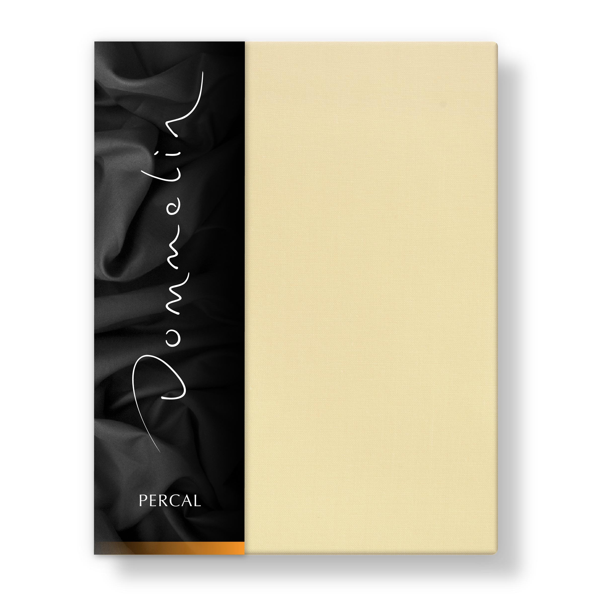 Dommelin Split Hoeslaken Percal 200TC Lichtgeel