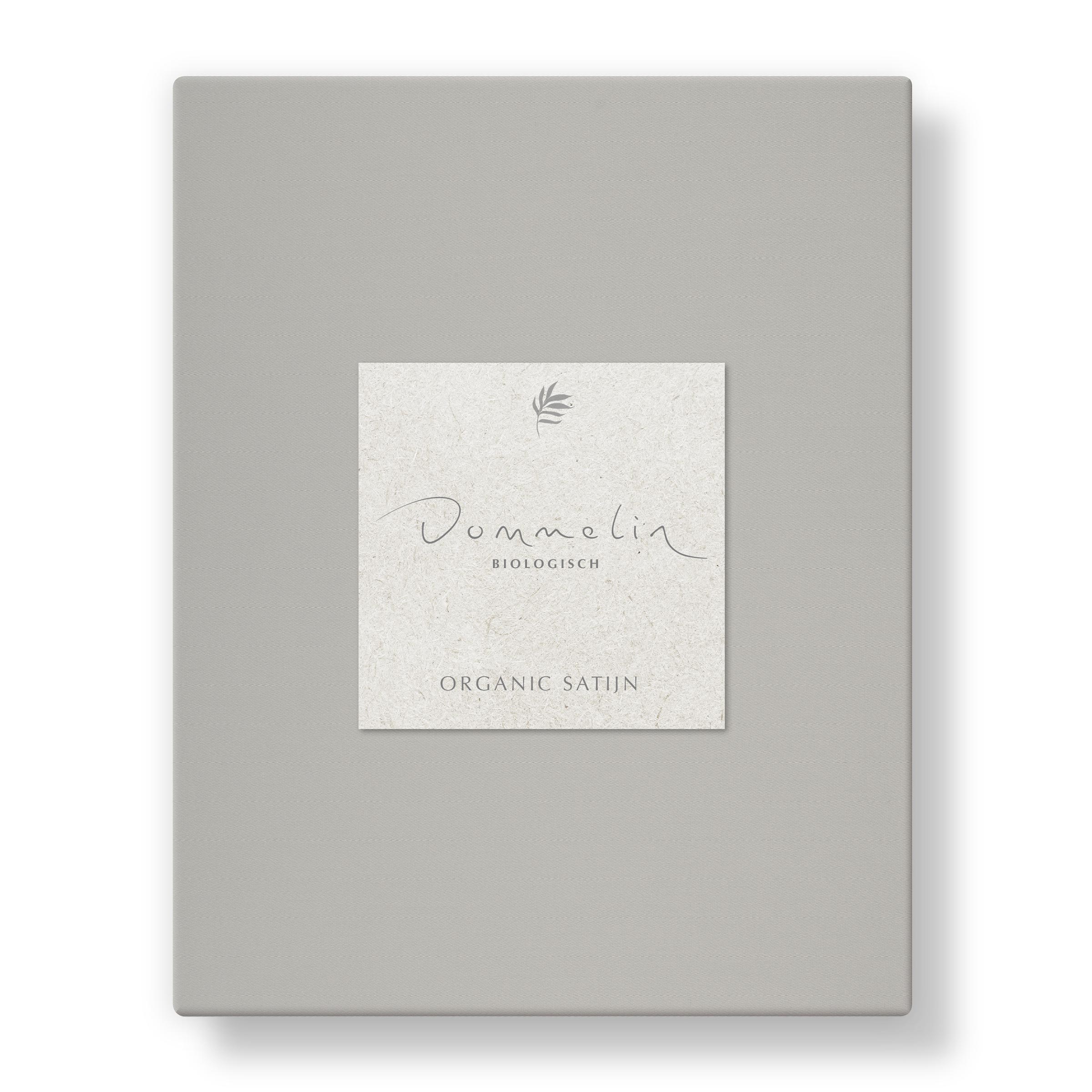 Dommelin Dubbel Split Topper Hoeslaken Organic Satijn 300TC Platinum   