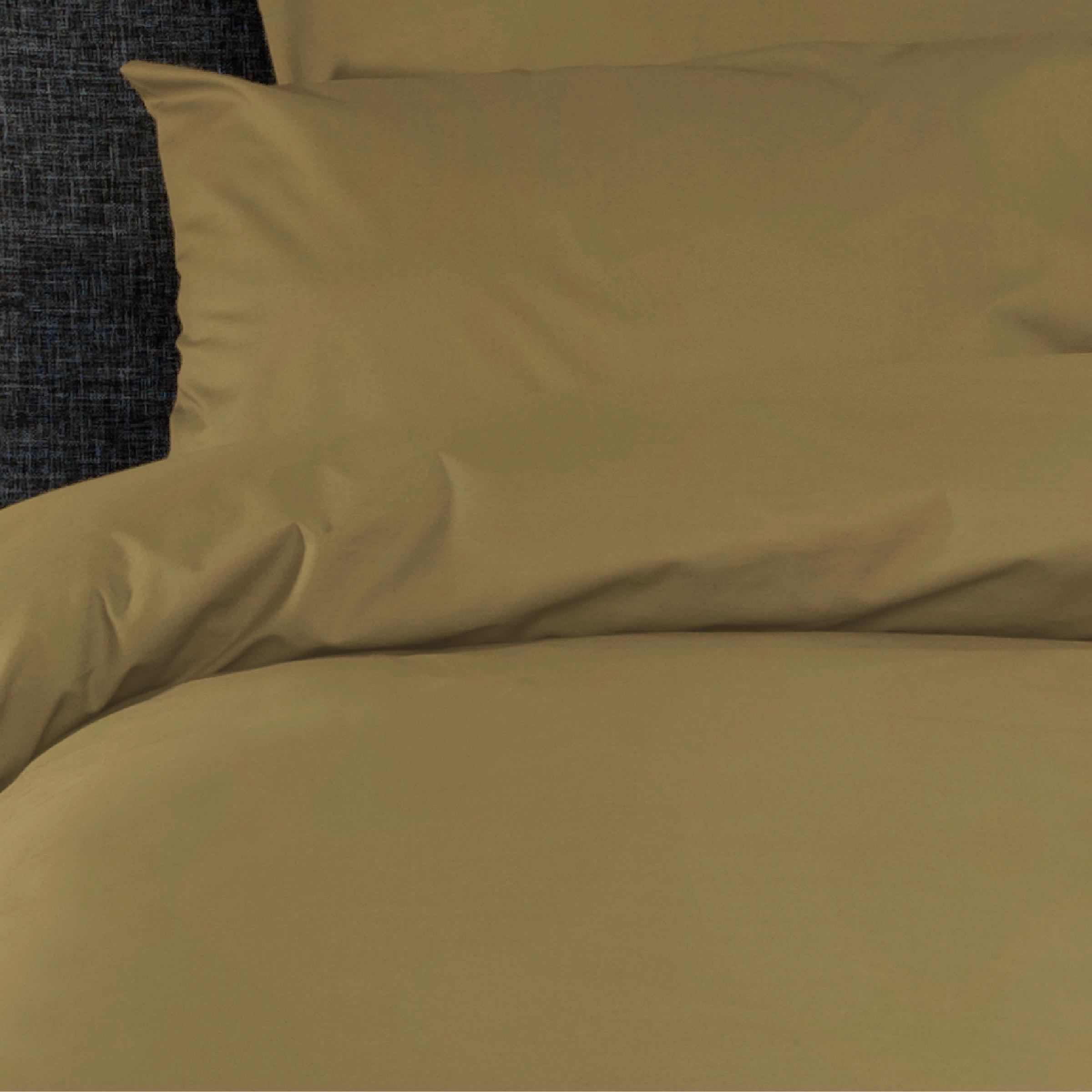 Dommelin Dekbedovertrek Set Percal 200TC Brons 