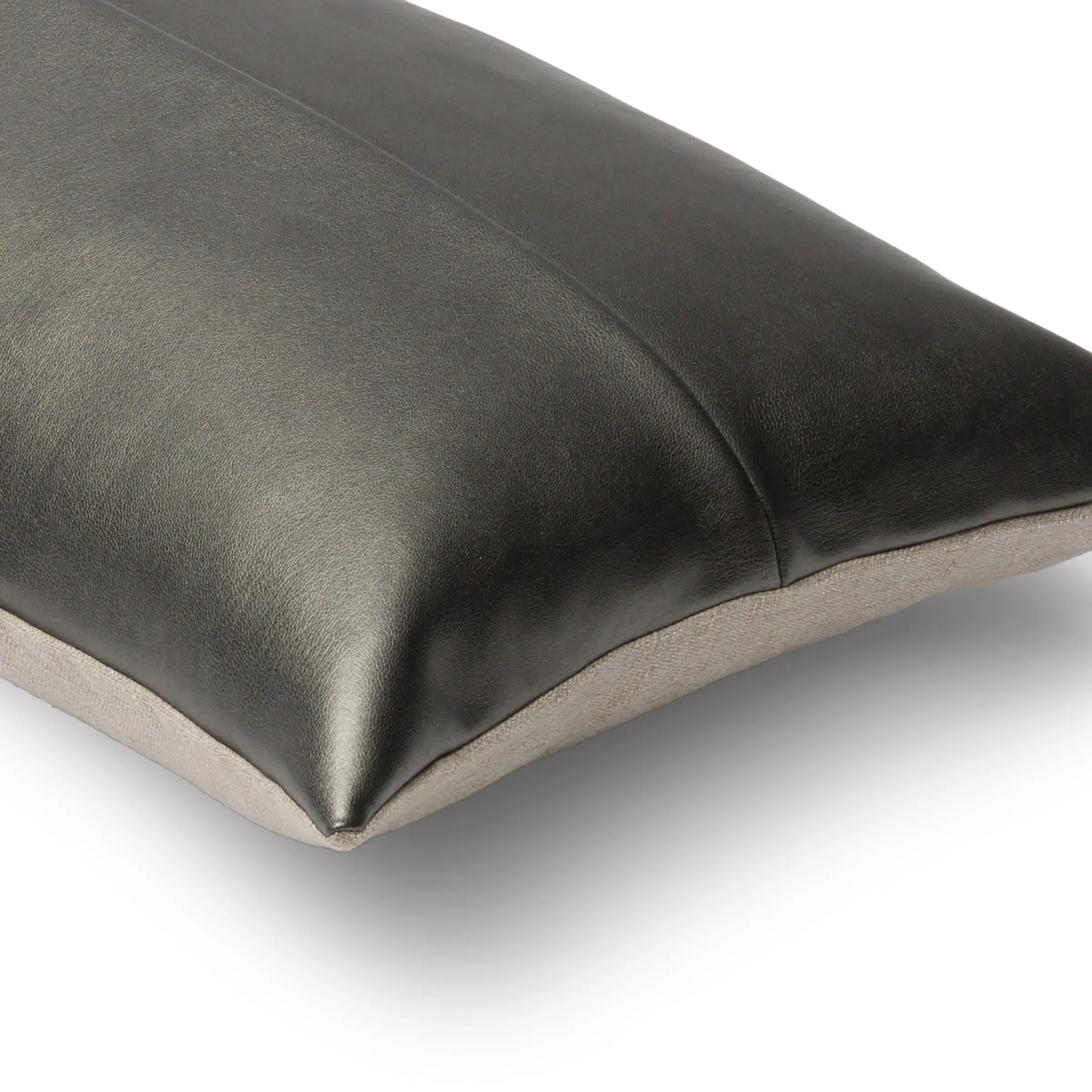 Mrs.Me Sierkussen Pavilion Leer Midnight 30 x 60 cm