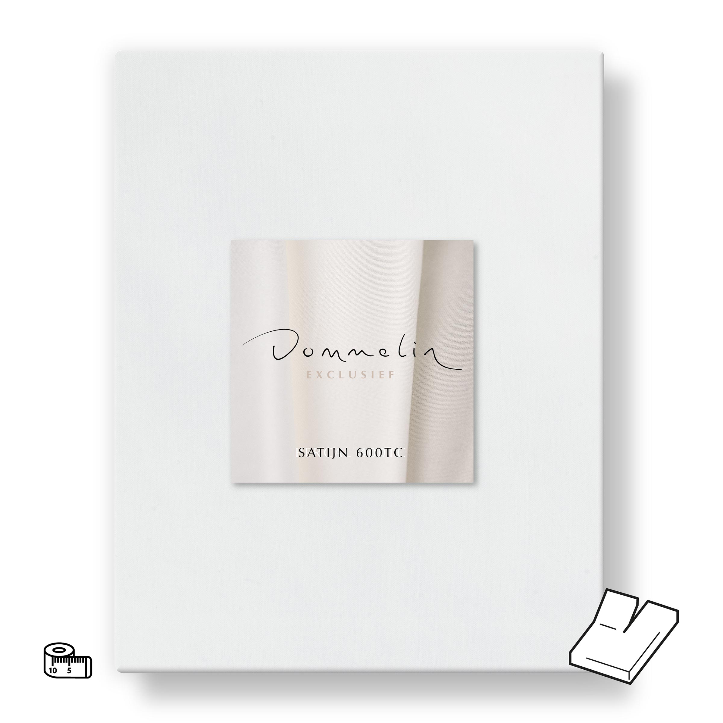 Dommelin Split Hoeslaken op Maat Satijn 600TC