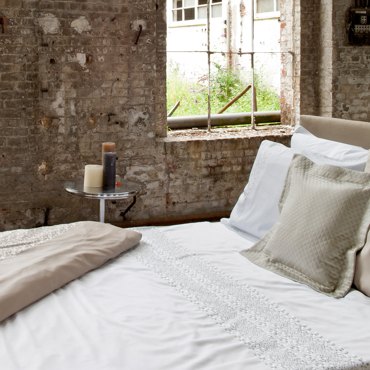 Dommelin Kussensloop Latina Satijn 300TC Wit 60 x 70 cm